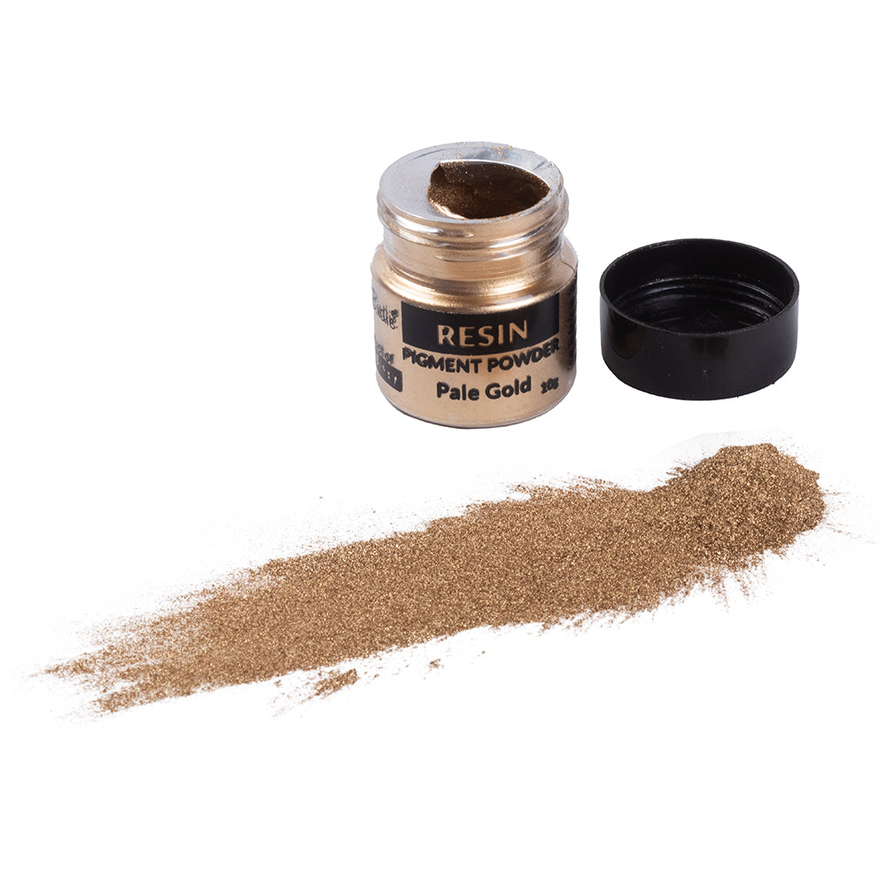 Resin Pigment Powder Pale Gold 10gms Bottle