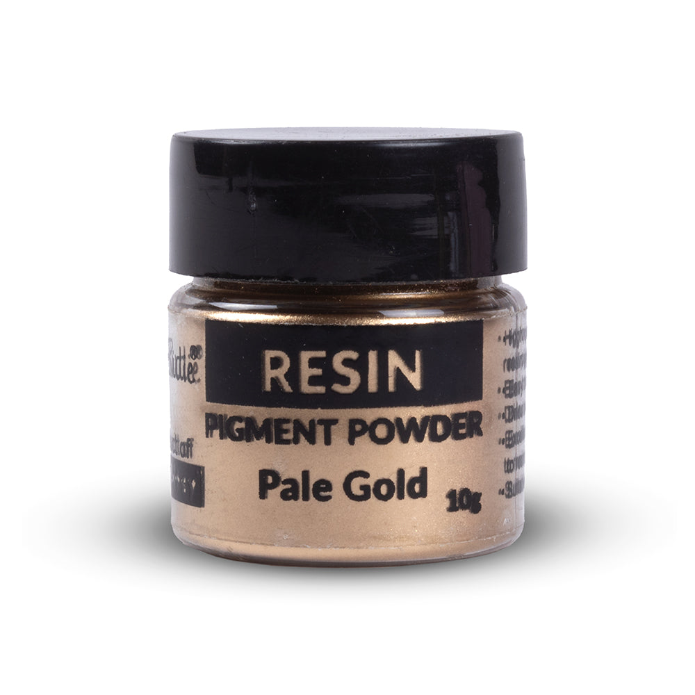 Resin Pigment Powder Pale Gold 10gms Bottle