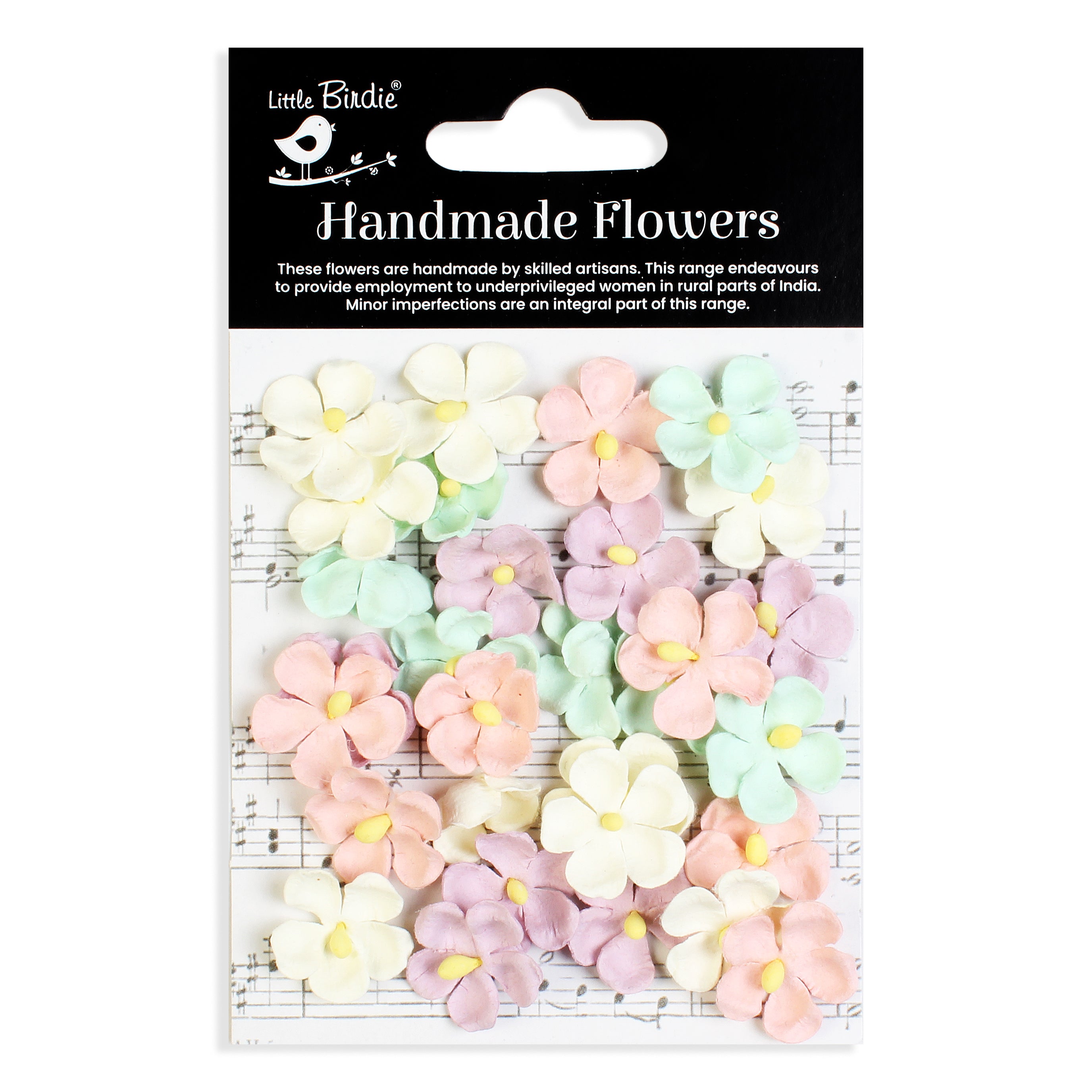 Handmade flowers Fairy Garden Paula Approx 2.1Cm 30Pc Pbci Lb