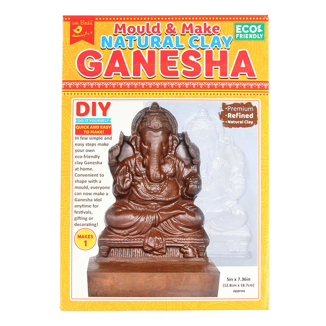 Little Birdie DIY Natural Clay Ganesha - Mould and Make Kit