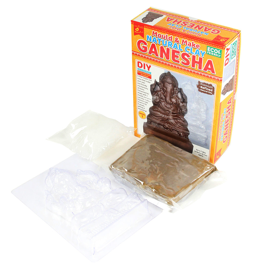 Little Birdie DIY Natural Clay Ganesha - Mould and Make Kit