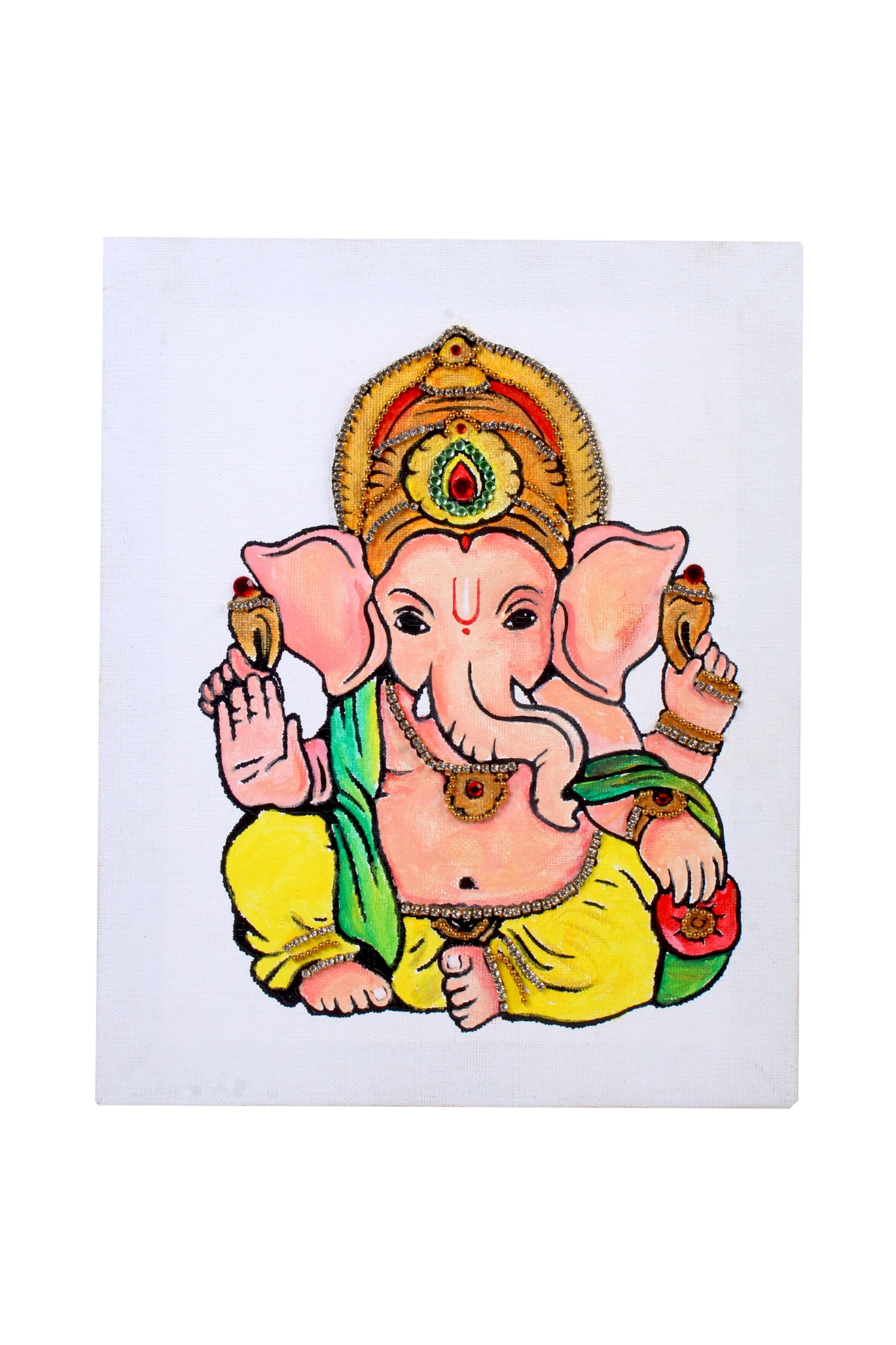 DIY Ganesha Canvas Paint & Decorative Kit
