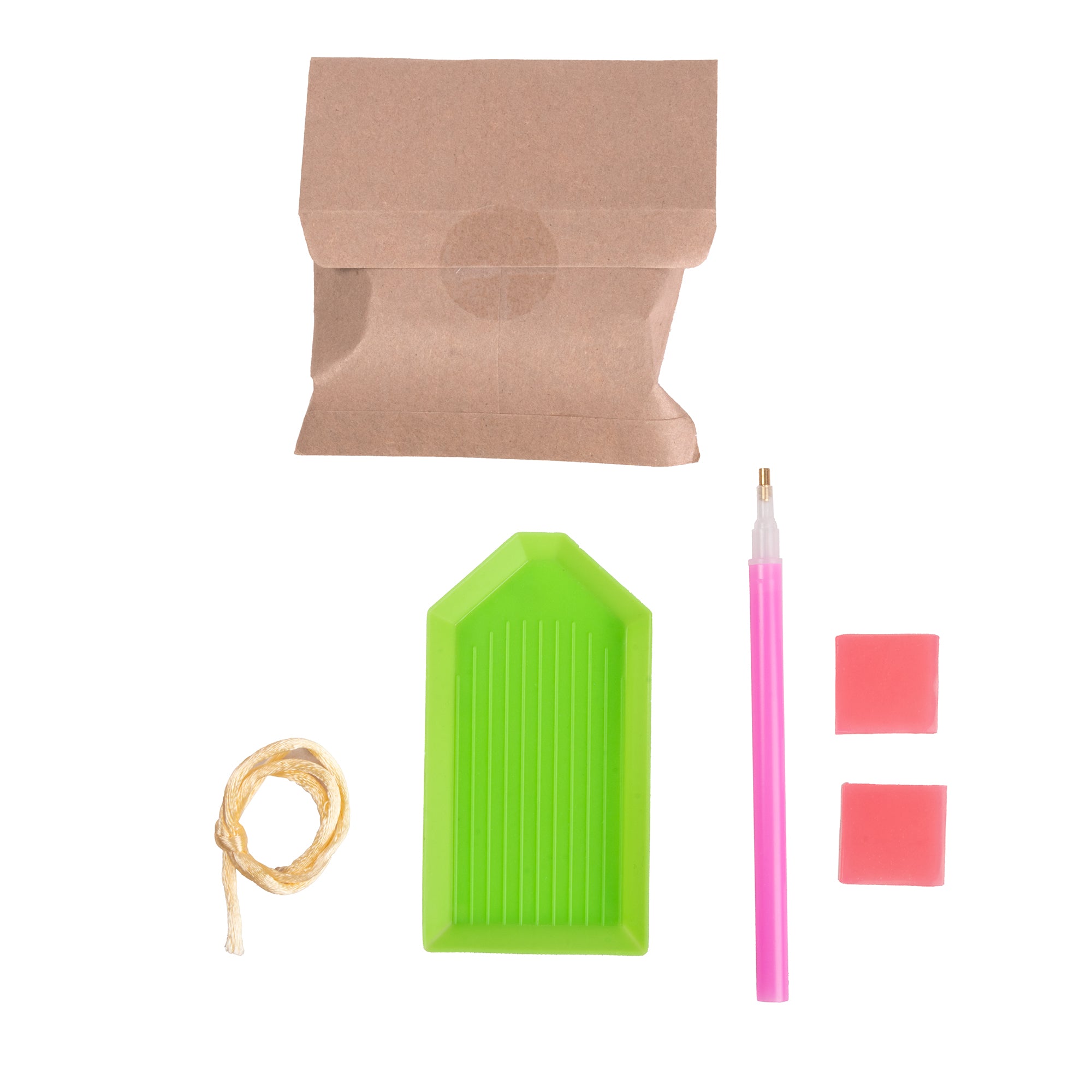 Christmas DIY Make Your Own Pearl Art Decor Kit - Pretty Poinsettia, 1 Box