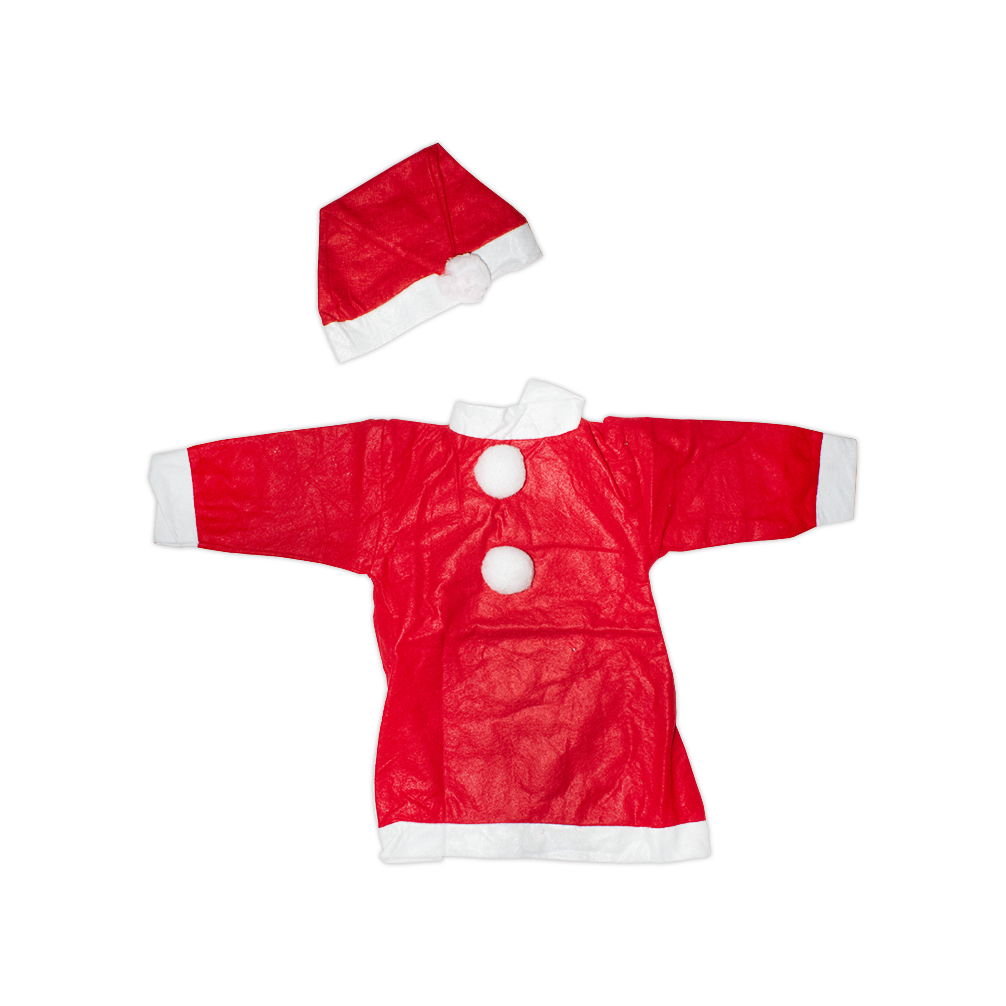 Christmas Santa Girl Dress Set 3-5 Yrs Red 28`` 1Pc