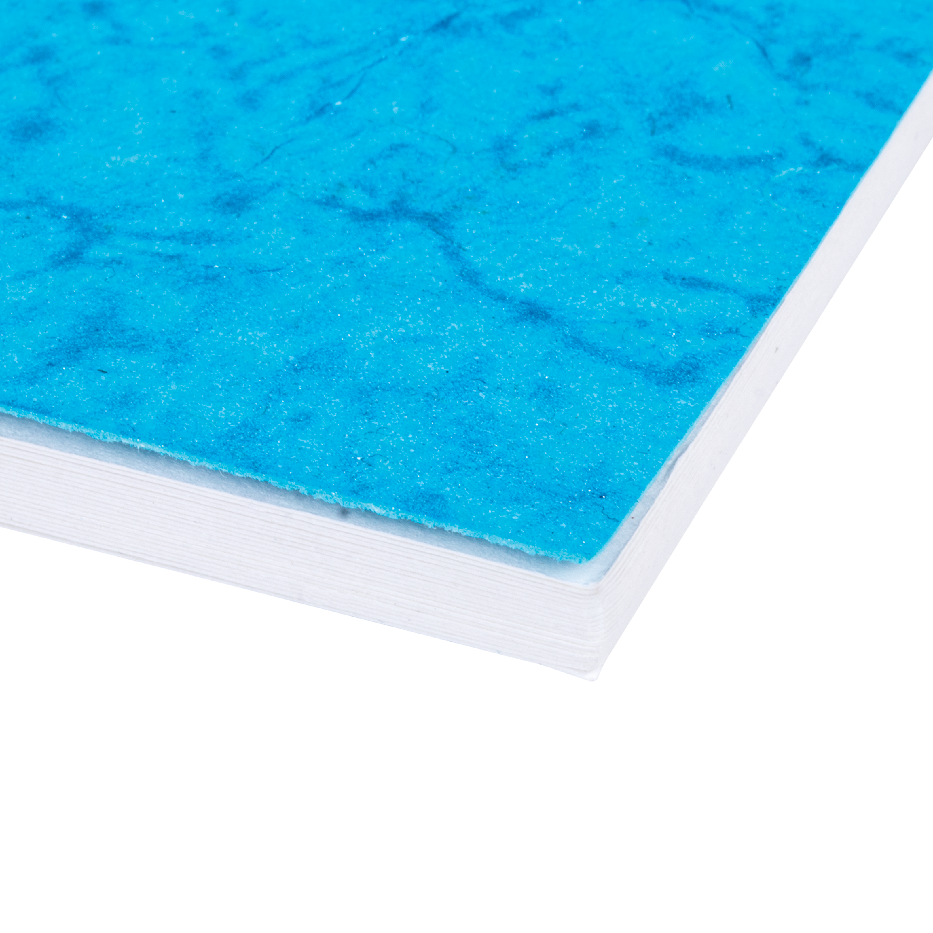 Simply Chic Spiral Bound Sketchbook with Leather Paper Cover | Teal | A5 - 115gsm - 40Pages - 1Book