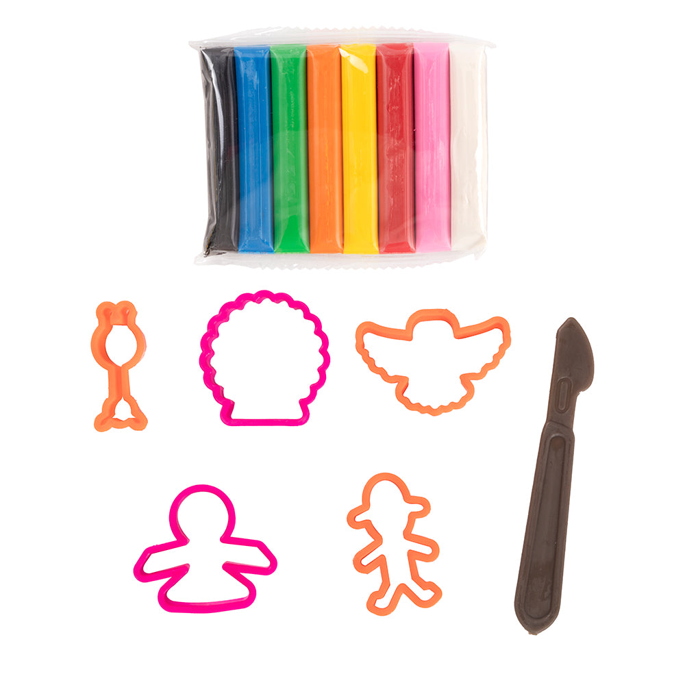 Modelling Clay - 8 Colours Set | 100gm