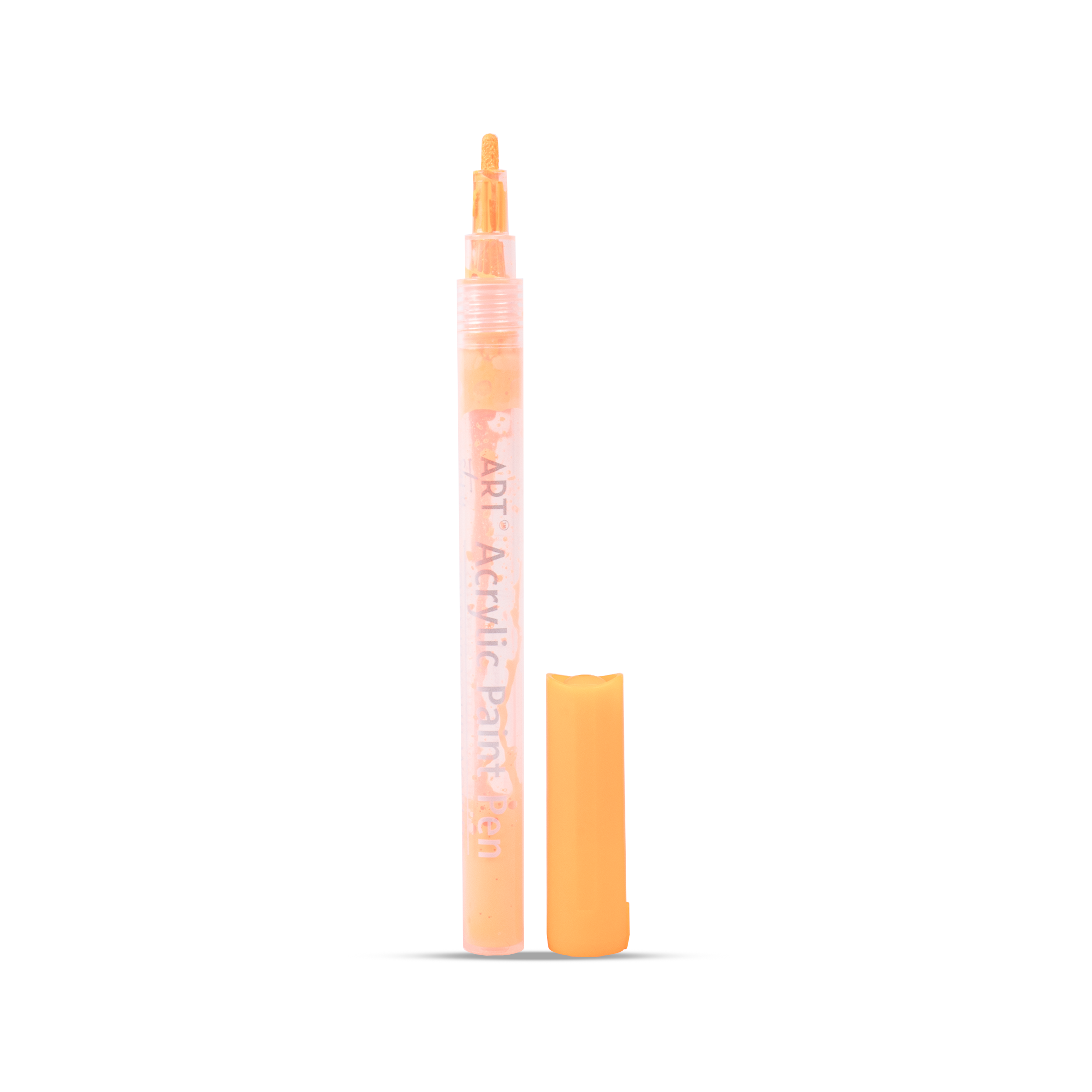 Acrylic Paint Marker Pen Water Based Neon Orange 1mm Tip 1pc