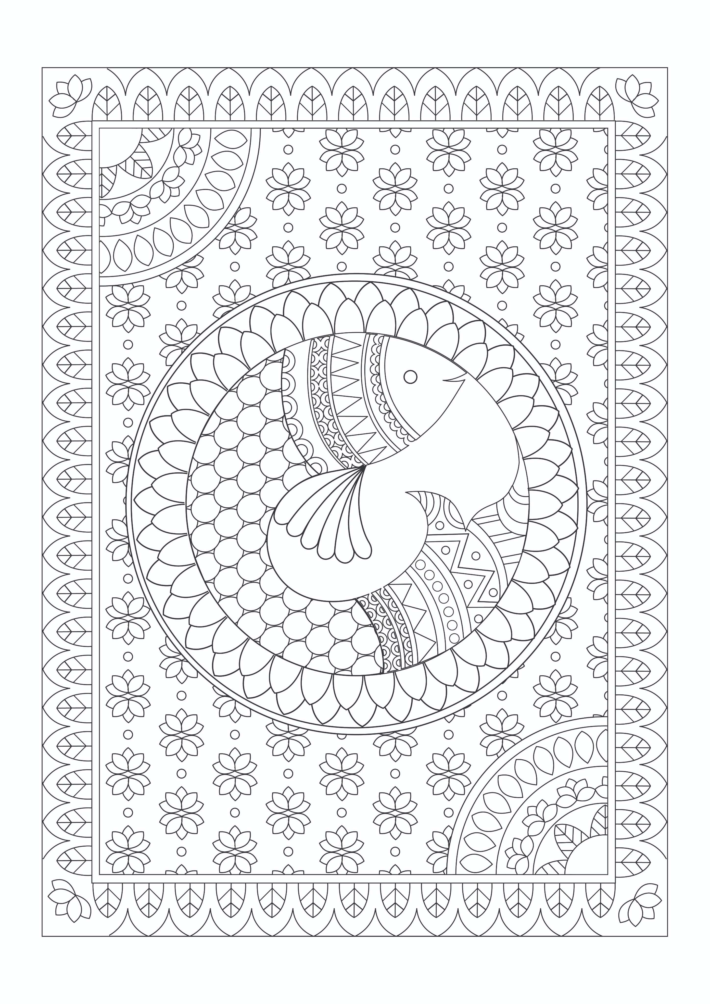 Arts of India Colouring Book