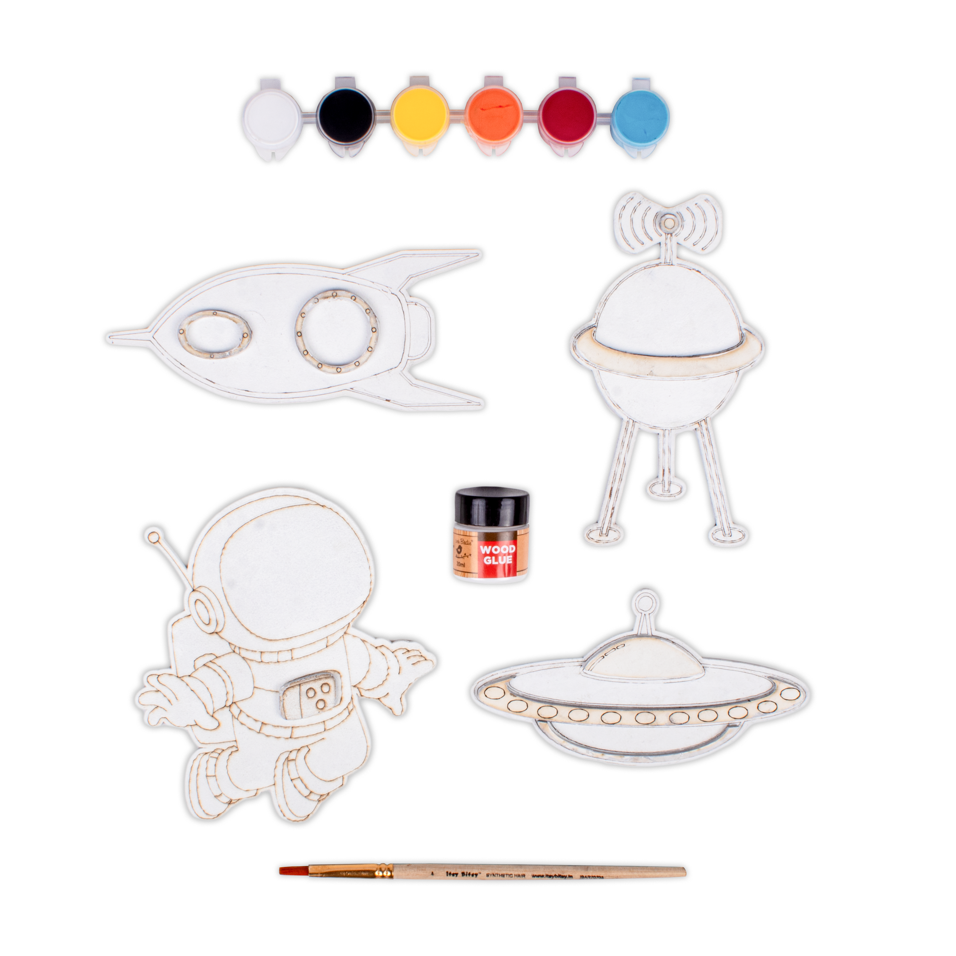 DIY Paint and Play Kit - Space Travel, 1 Box