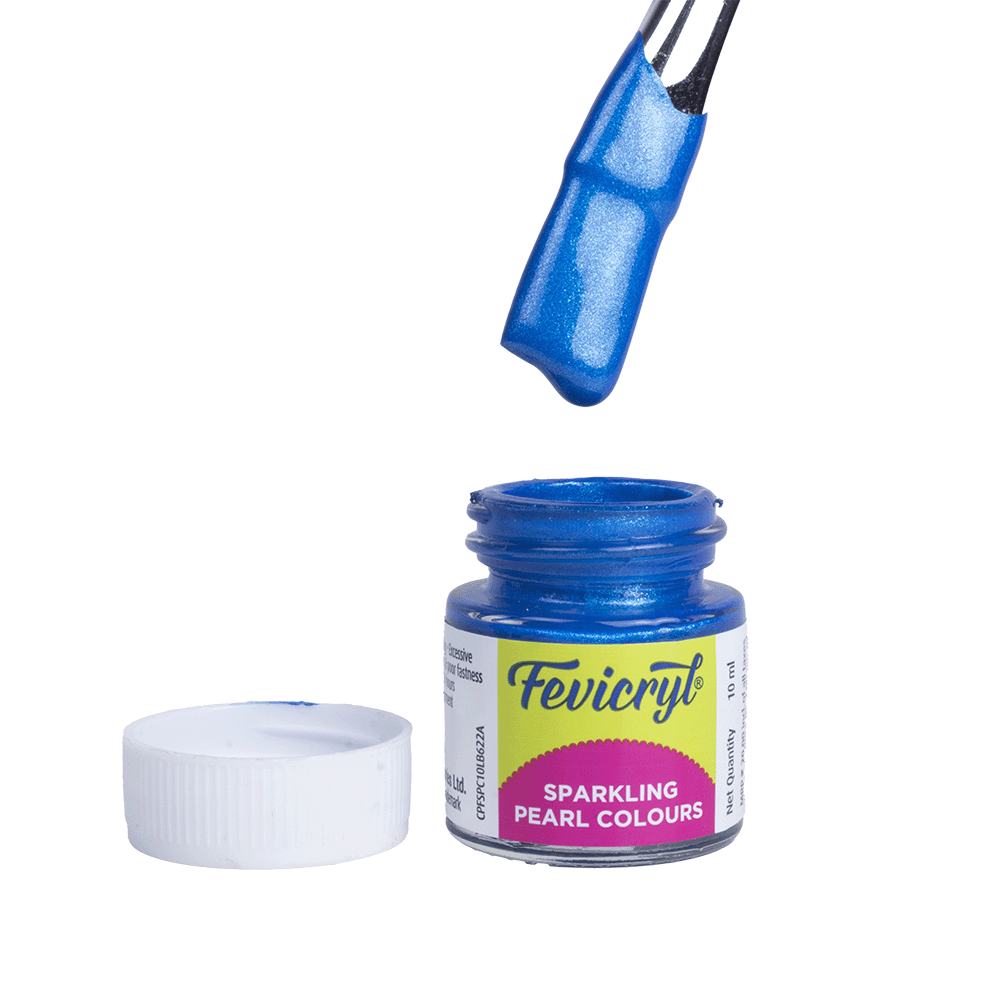 Fevicryl Color Sparkling Pearl Dark Blue 10ml