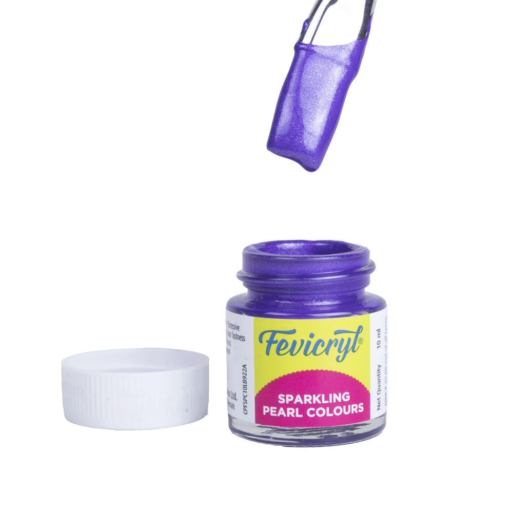 Fevicryl Color Sparkling Pearl Violet 10ml