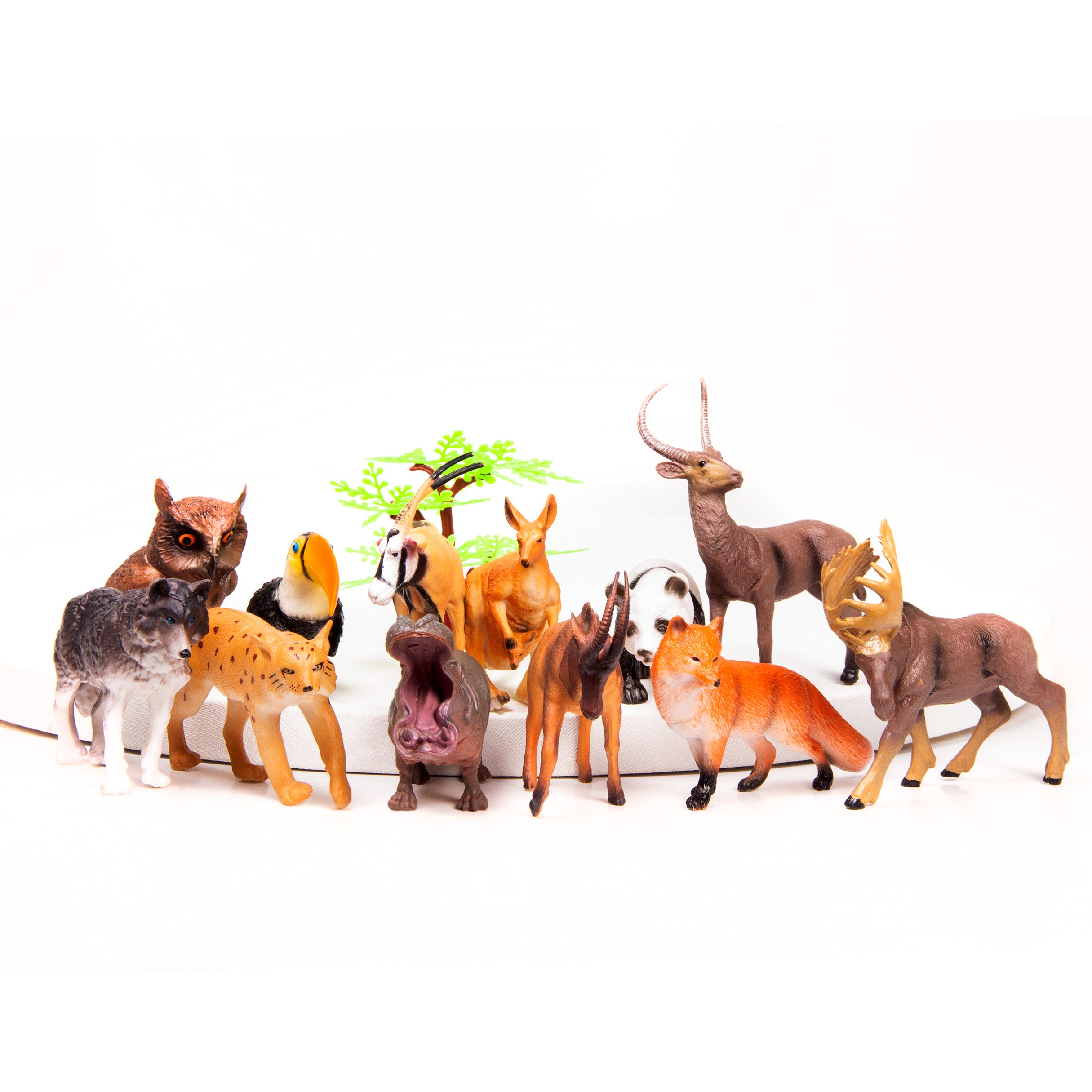 Rubber Toys | Wild Animal | 1Pack - Combo -2