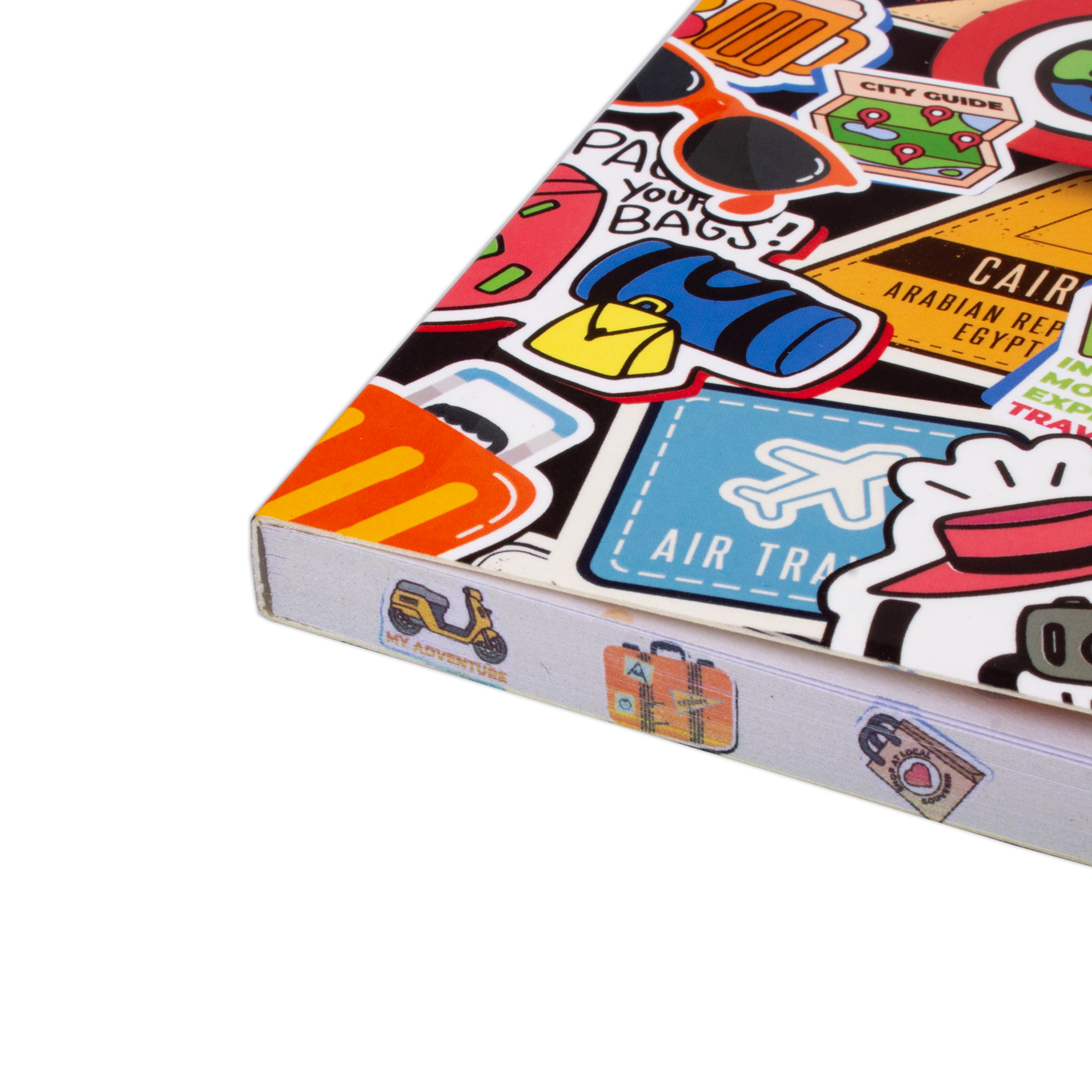 Softbound Ruled Notebook Travel Edge Printed A5 128pages 100gsm