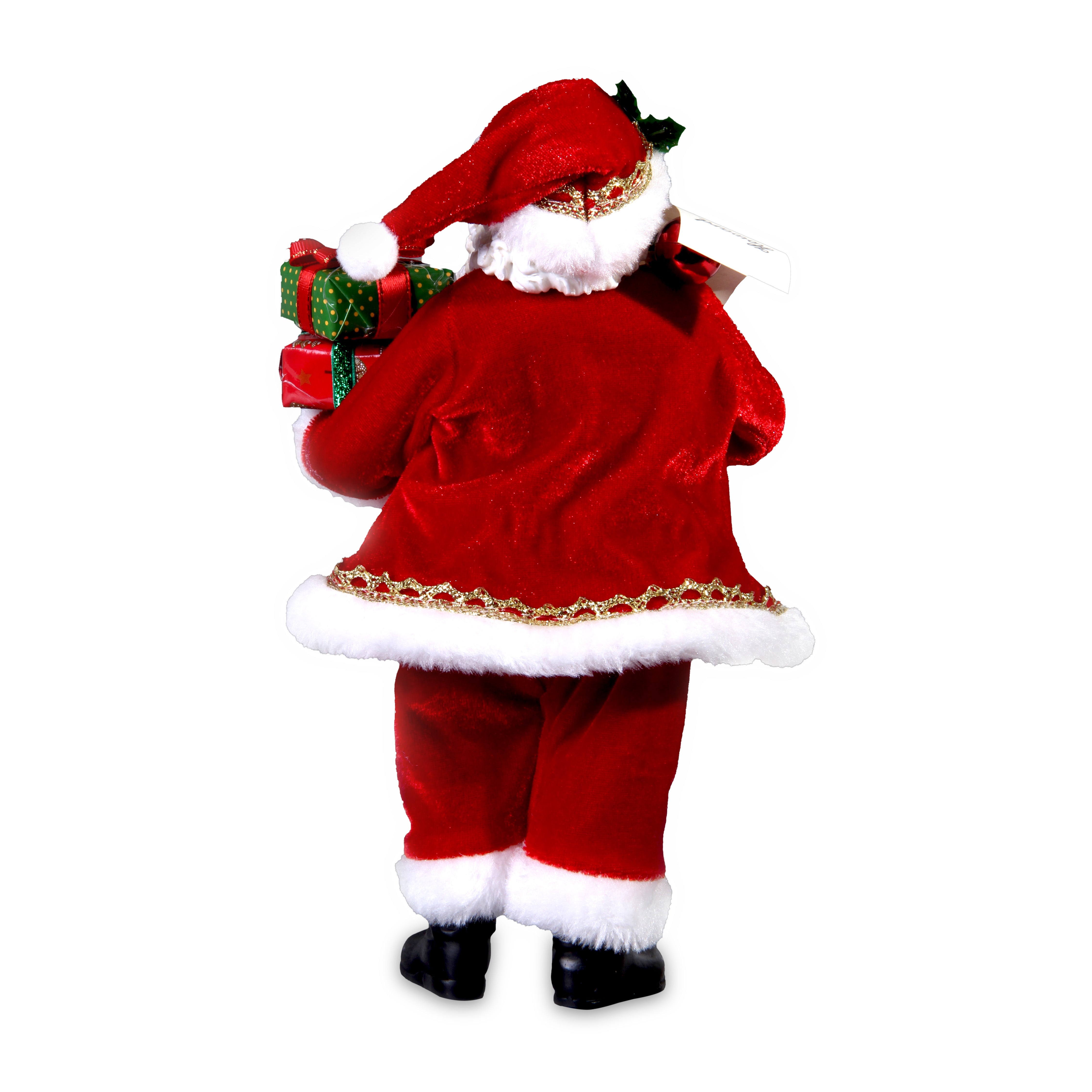 Collectible Nice List Santa 28Cm 1Pc