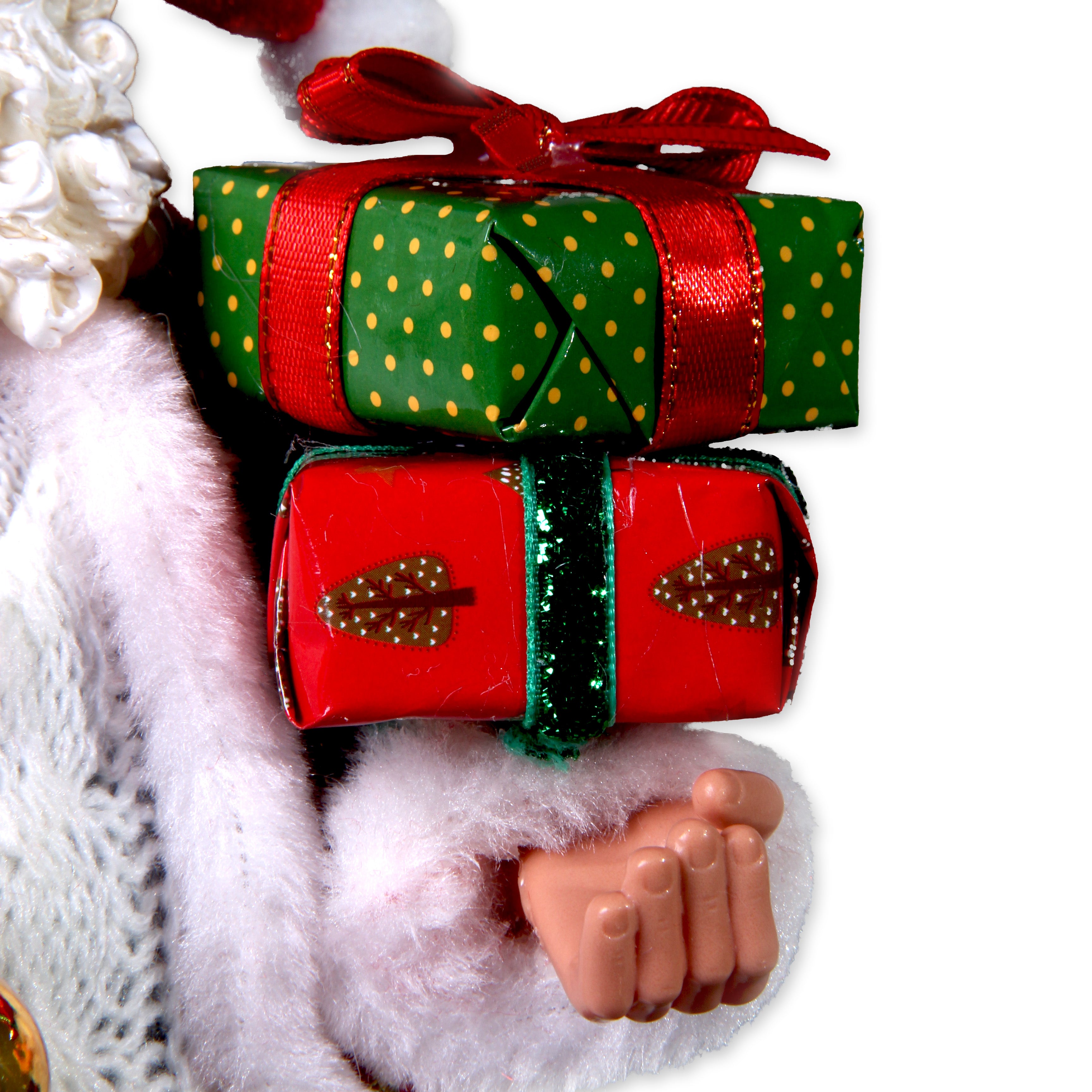 Collectible Nice List Santa 28Cm 1Pc