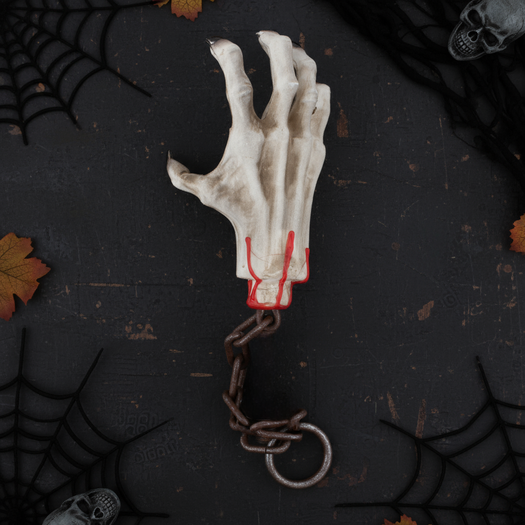 Zombie Hand with Chain 1 pc