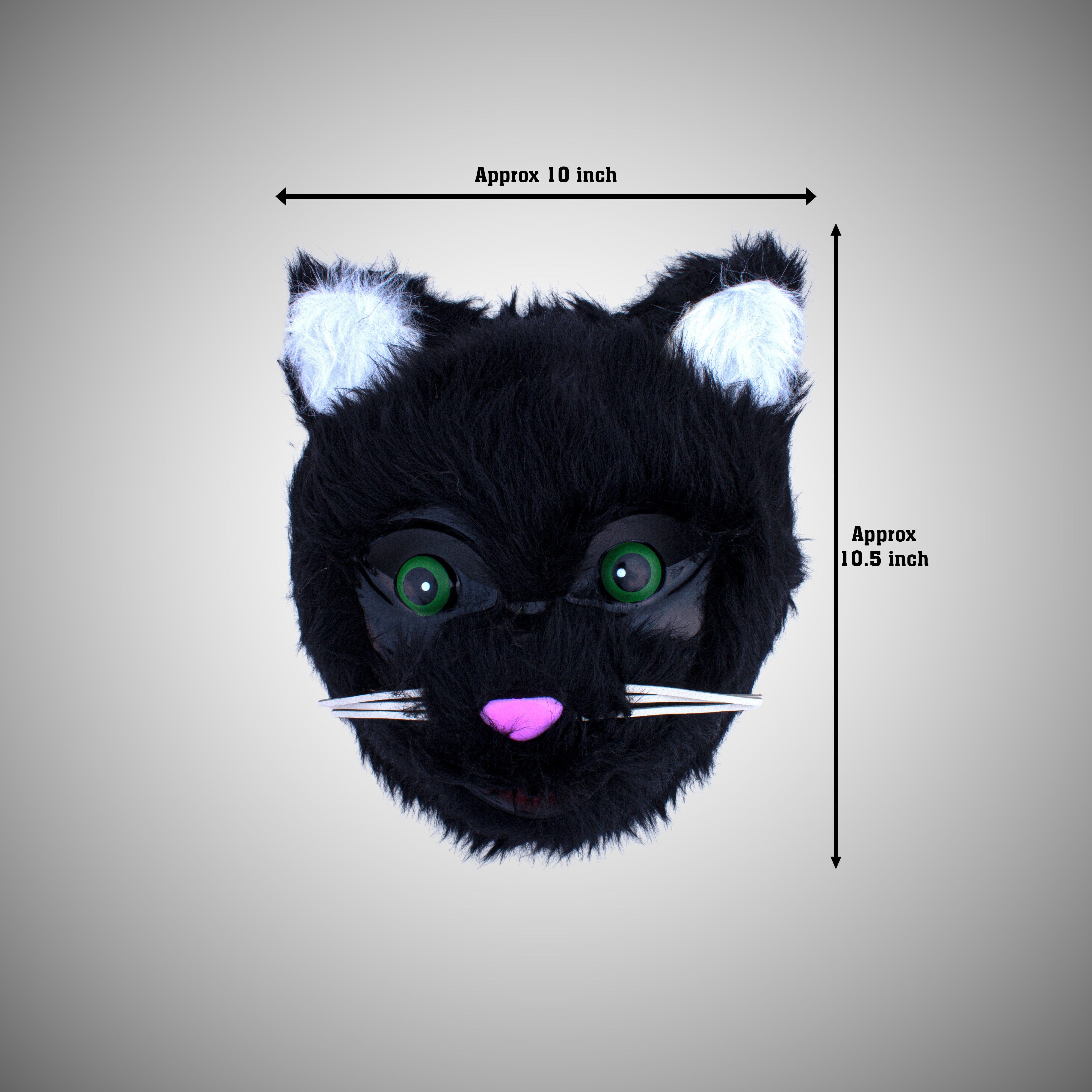 Animal Mask Black Fox 1pc