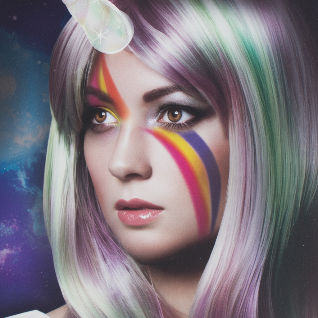 Halloween Make up kit Unicorn 1Pack