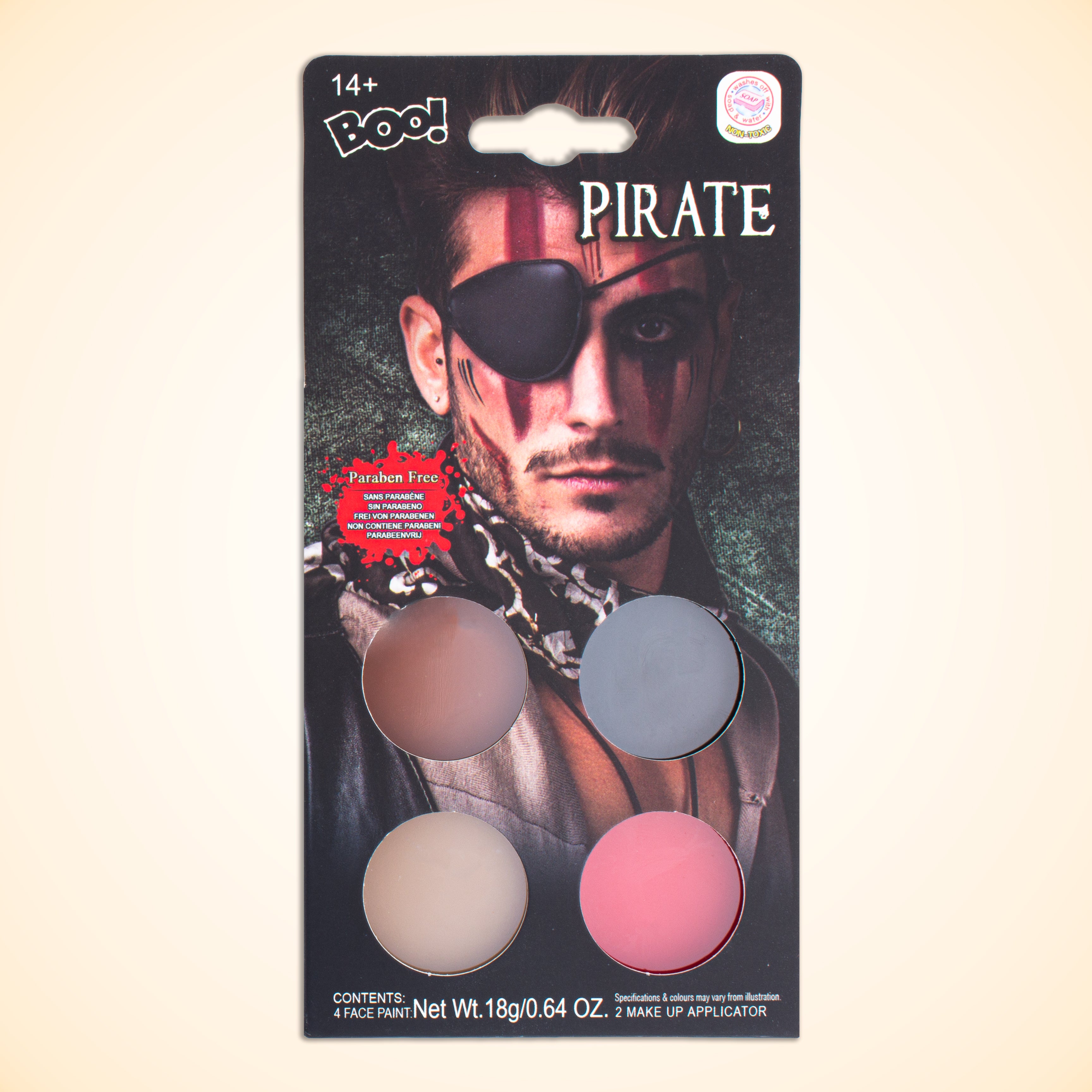 Halloween Make up kit Pirate 1Pack