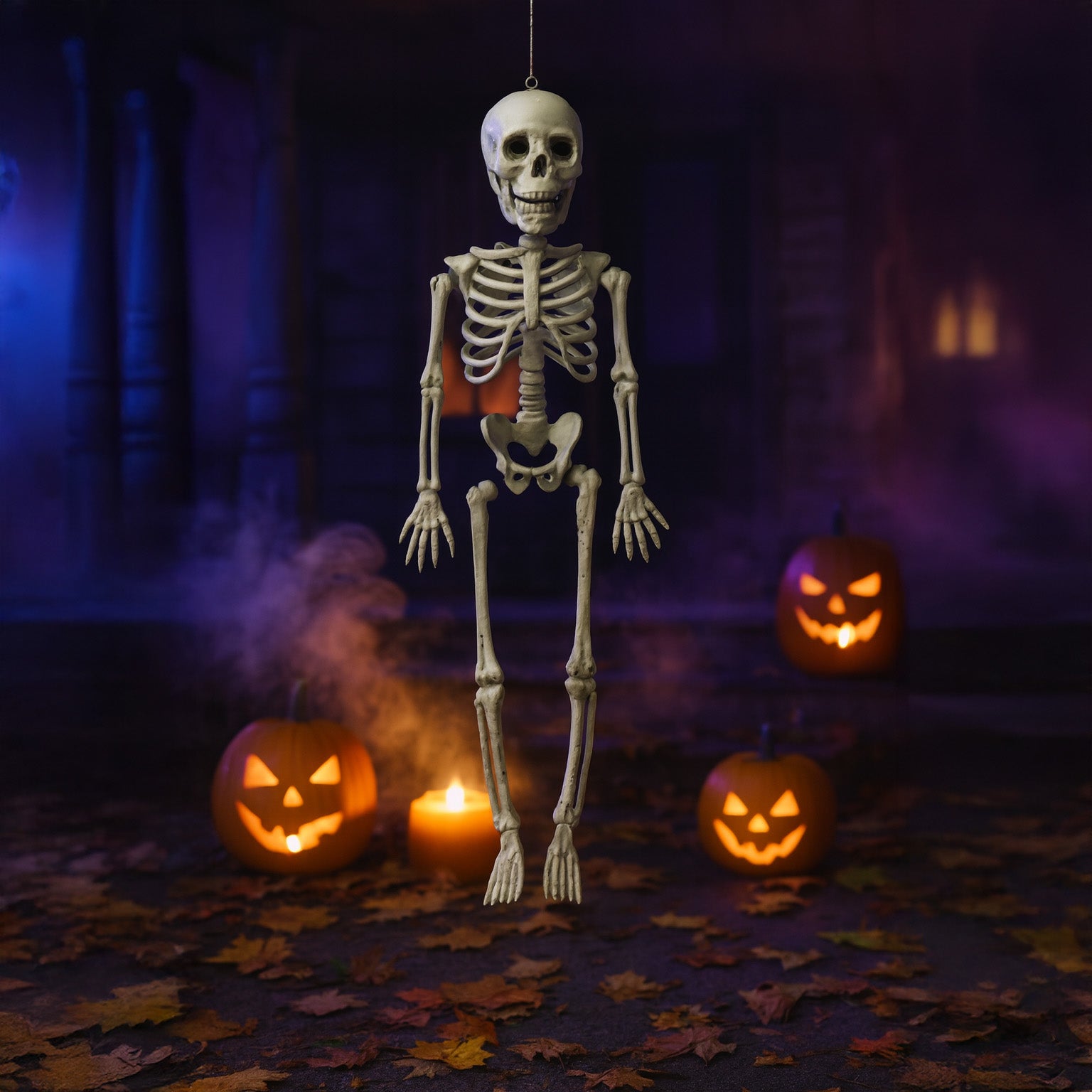 Halloween Decor Hanging Skelton 1pc