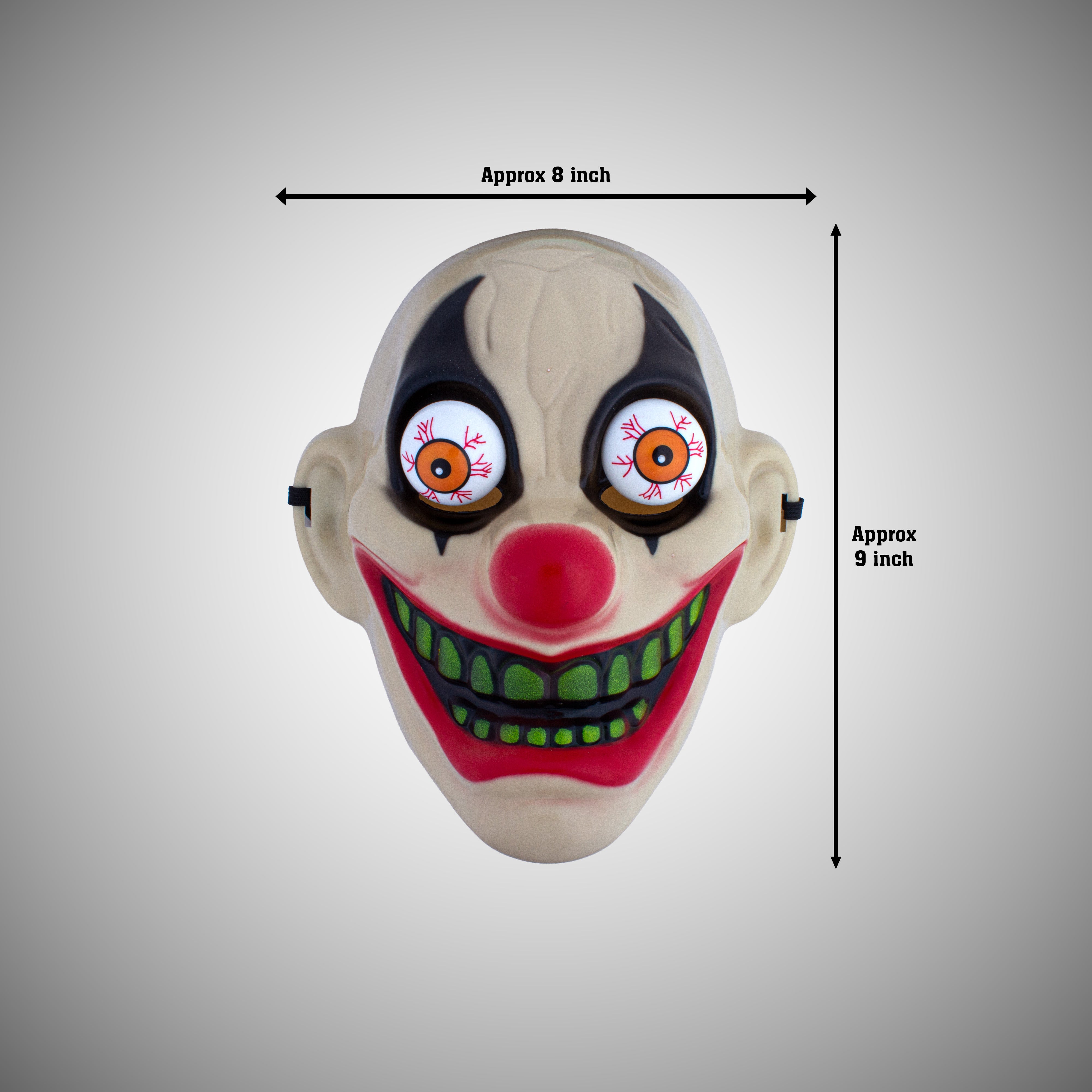 Halloween Mask Bulging Eye Joker 1pc