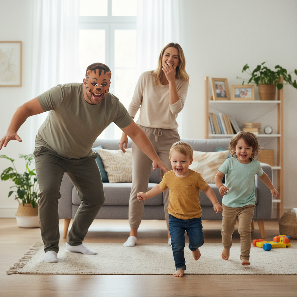 Halloween Spooky Tiger Half Mask Assorted colours 1pc