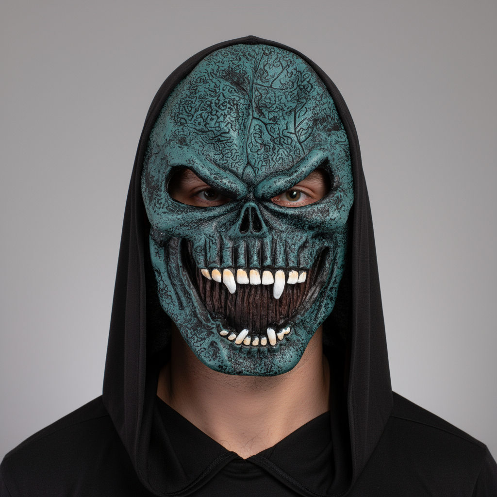 Face Mask Spooky Ghost 1pc