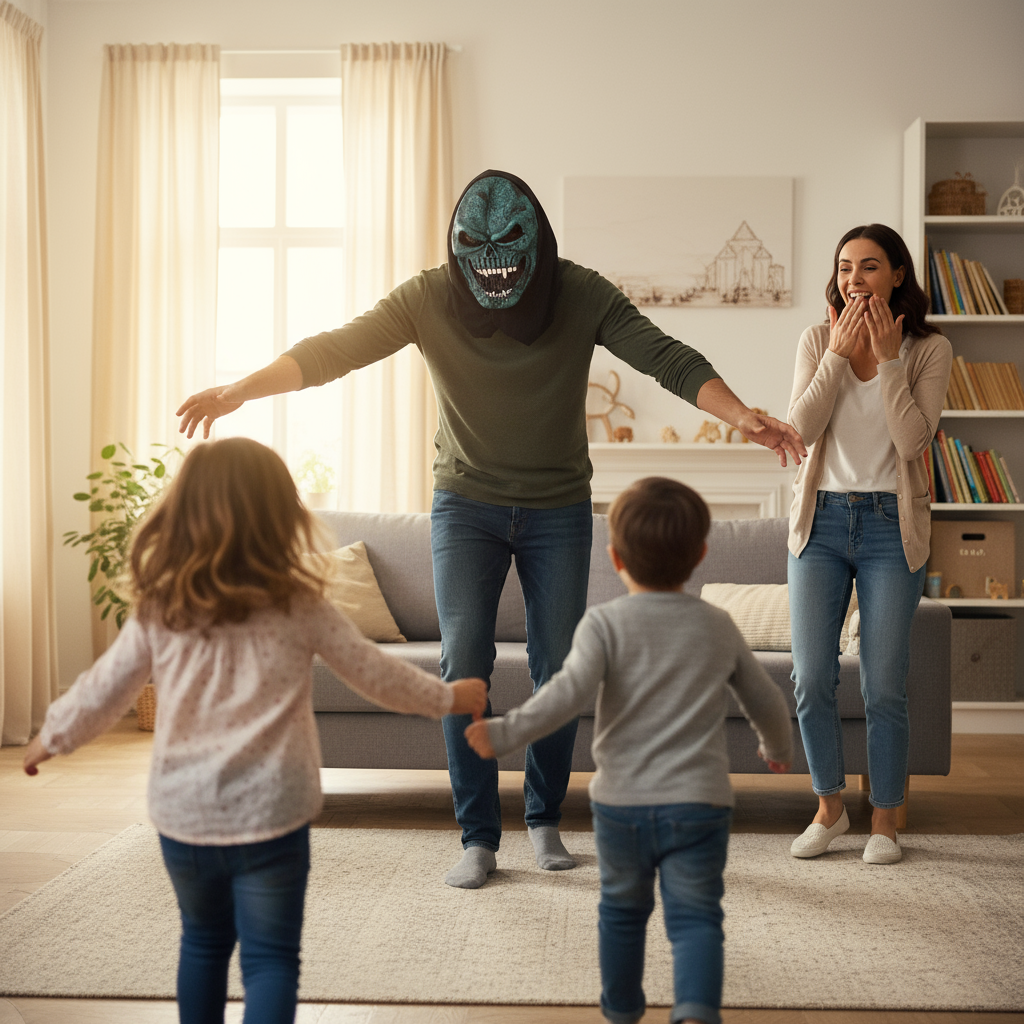 Face Mask Spooky Ghost 1pc