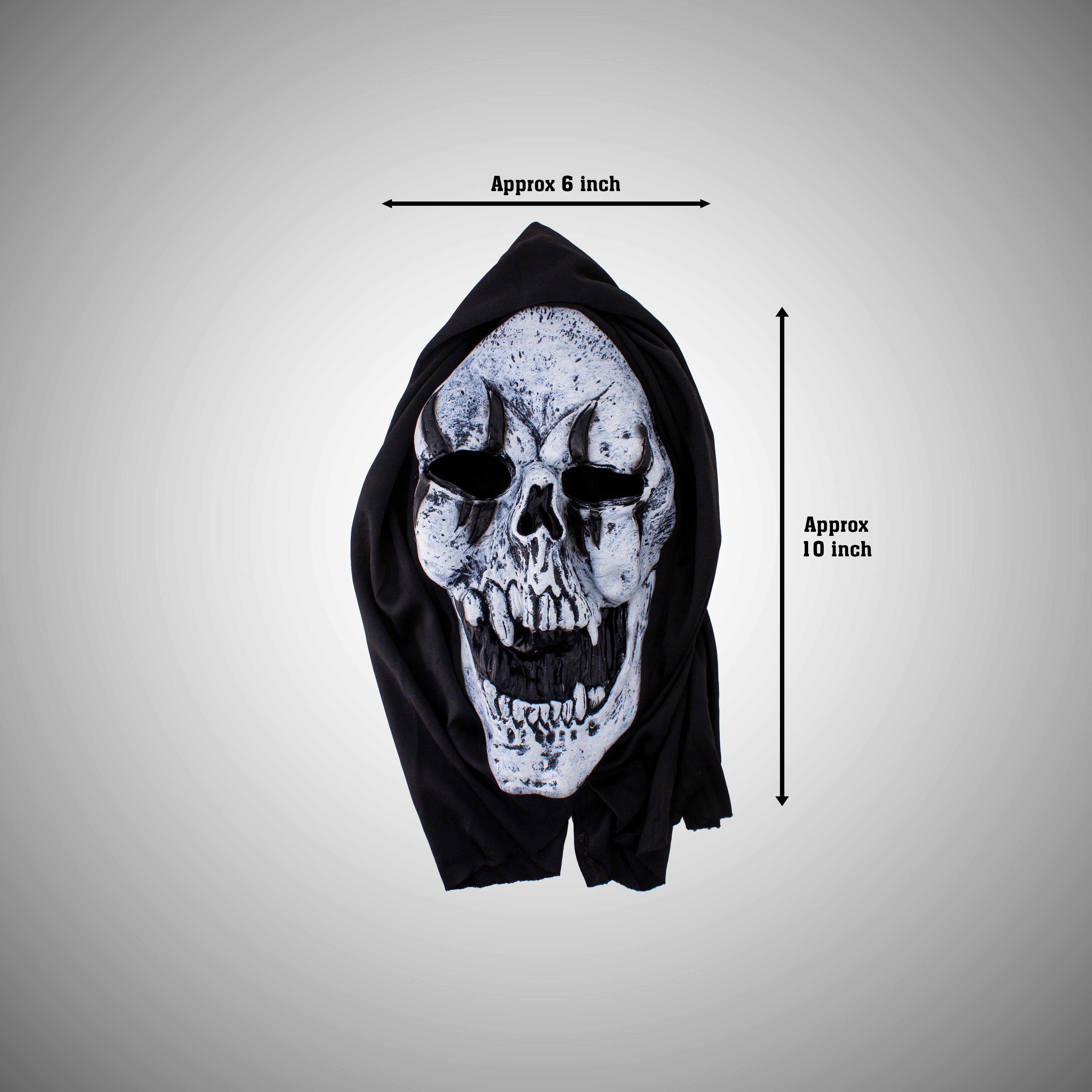 Face Mask Scary Ghost 1pc