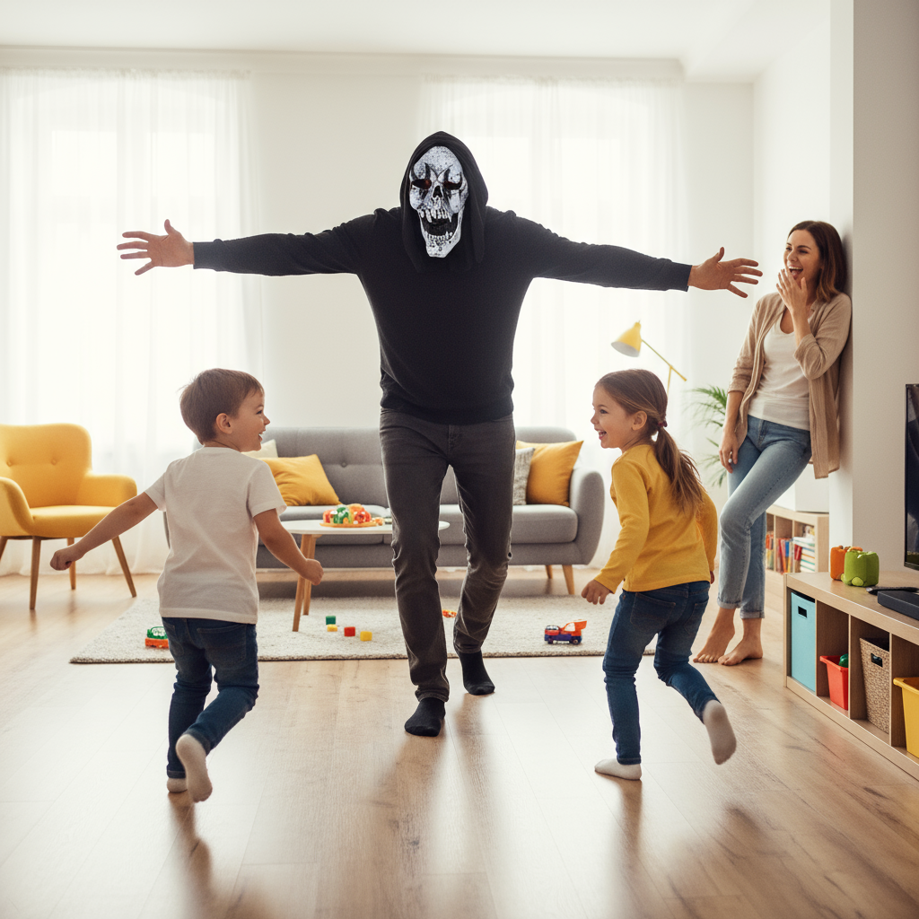 Face Mask Scary Ghost 1pc