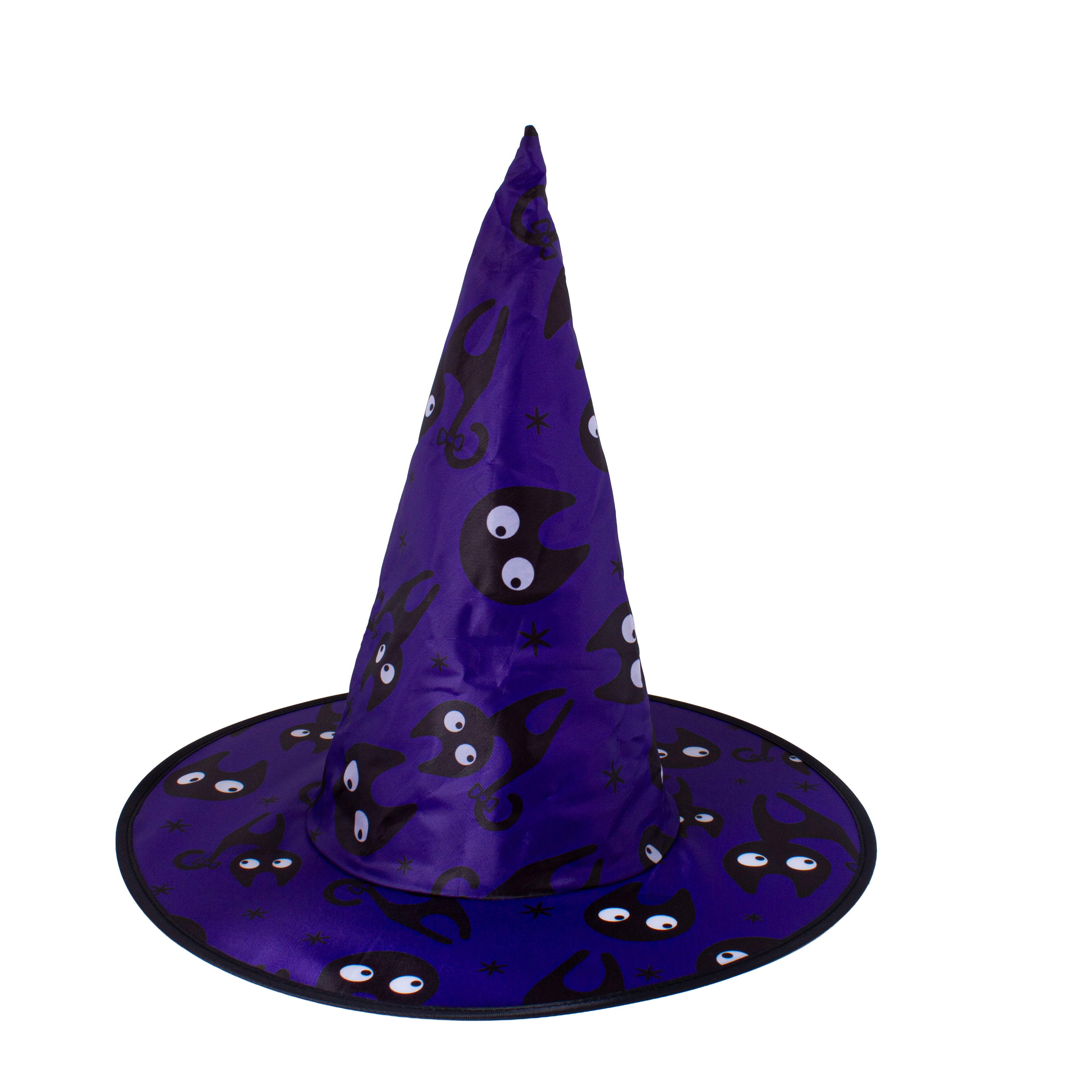 Witch Hat Spooky cat Blue 1pc