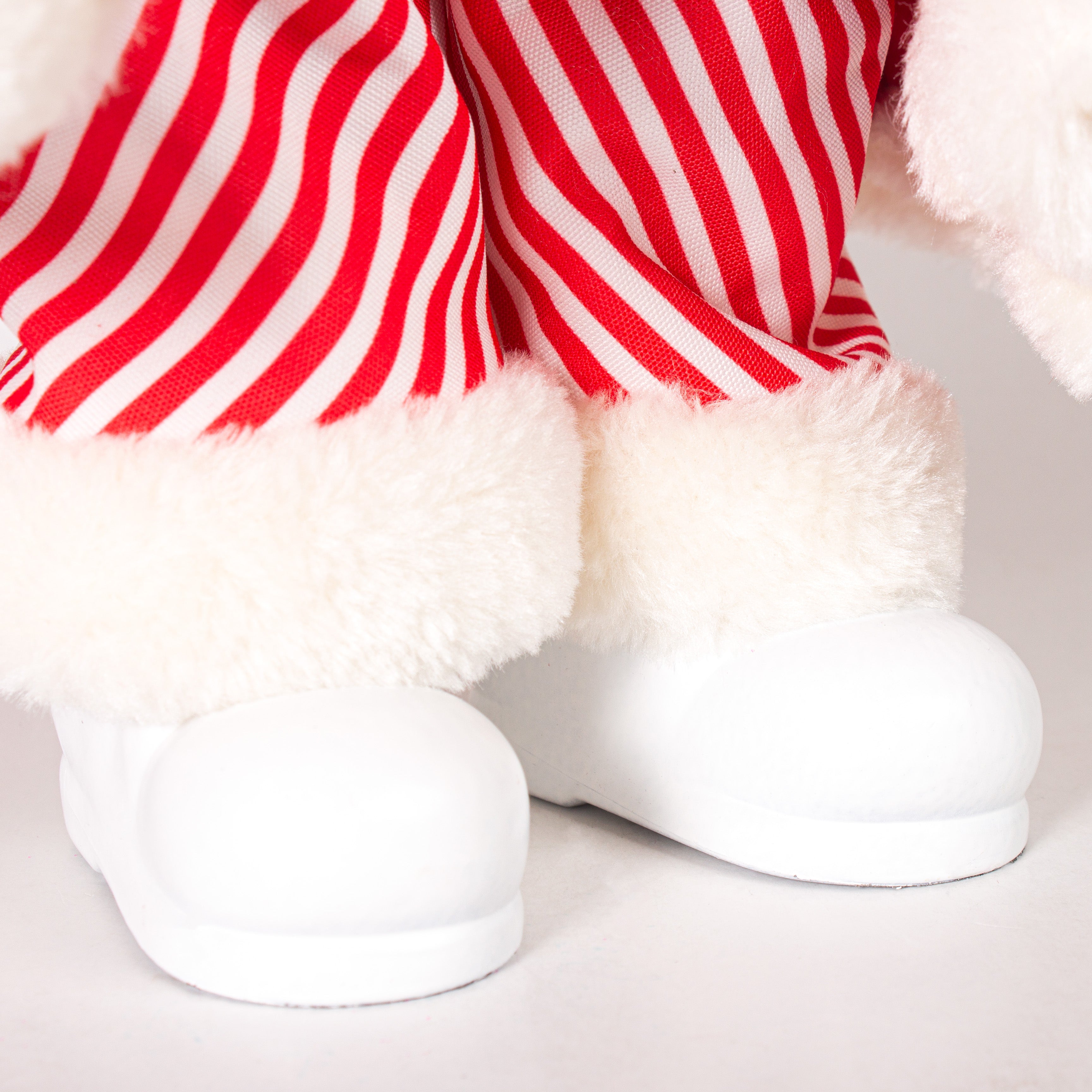 Santa Figurine with Tree Candy Red 45cm 1pc