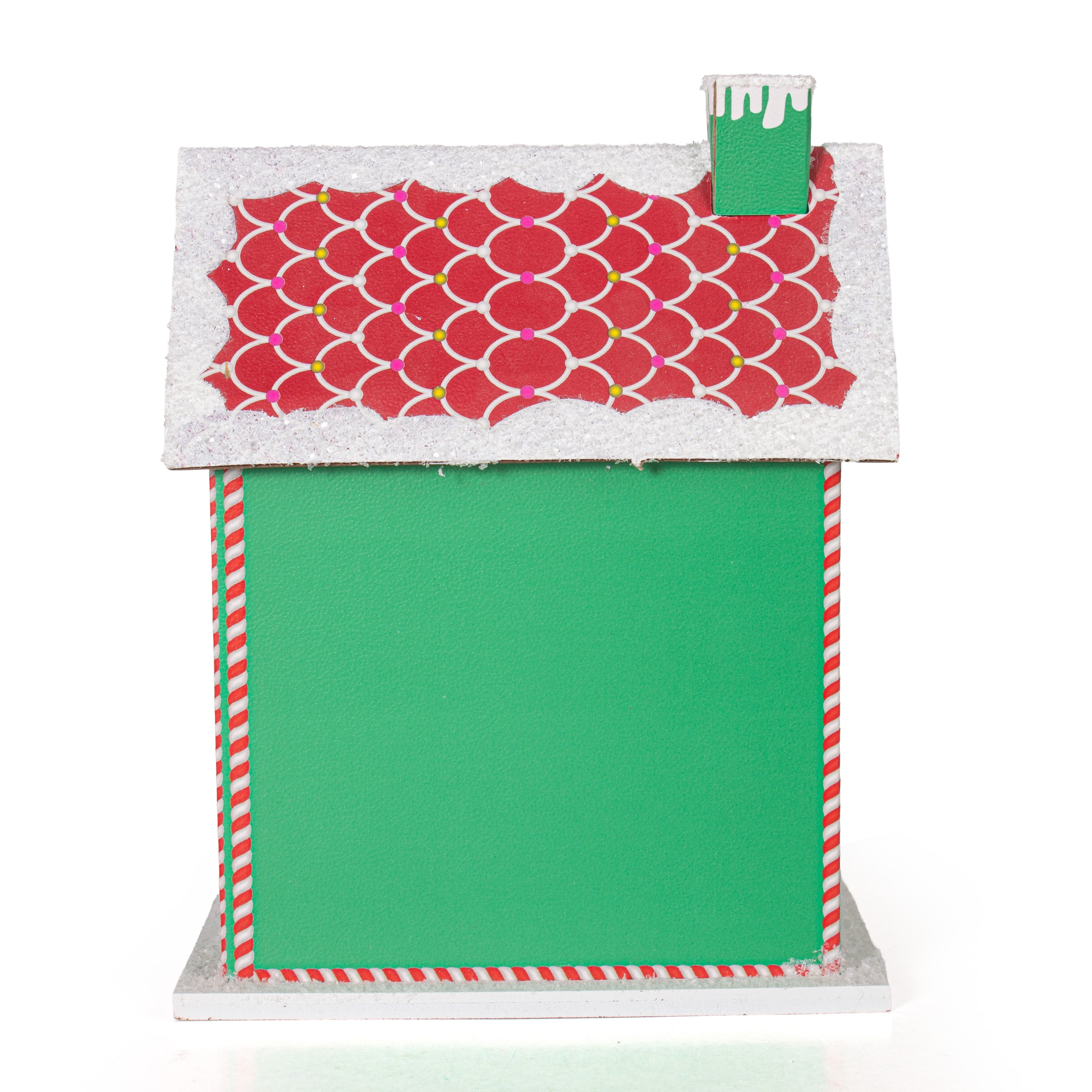 Peppermint Candy House Green 15.5 X 12 X 21cm 1pc