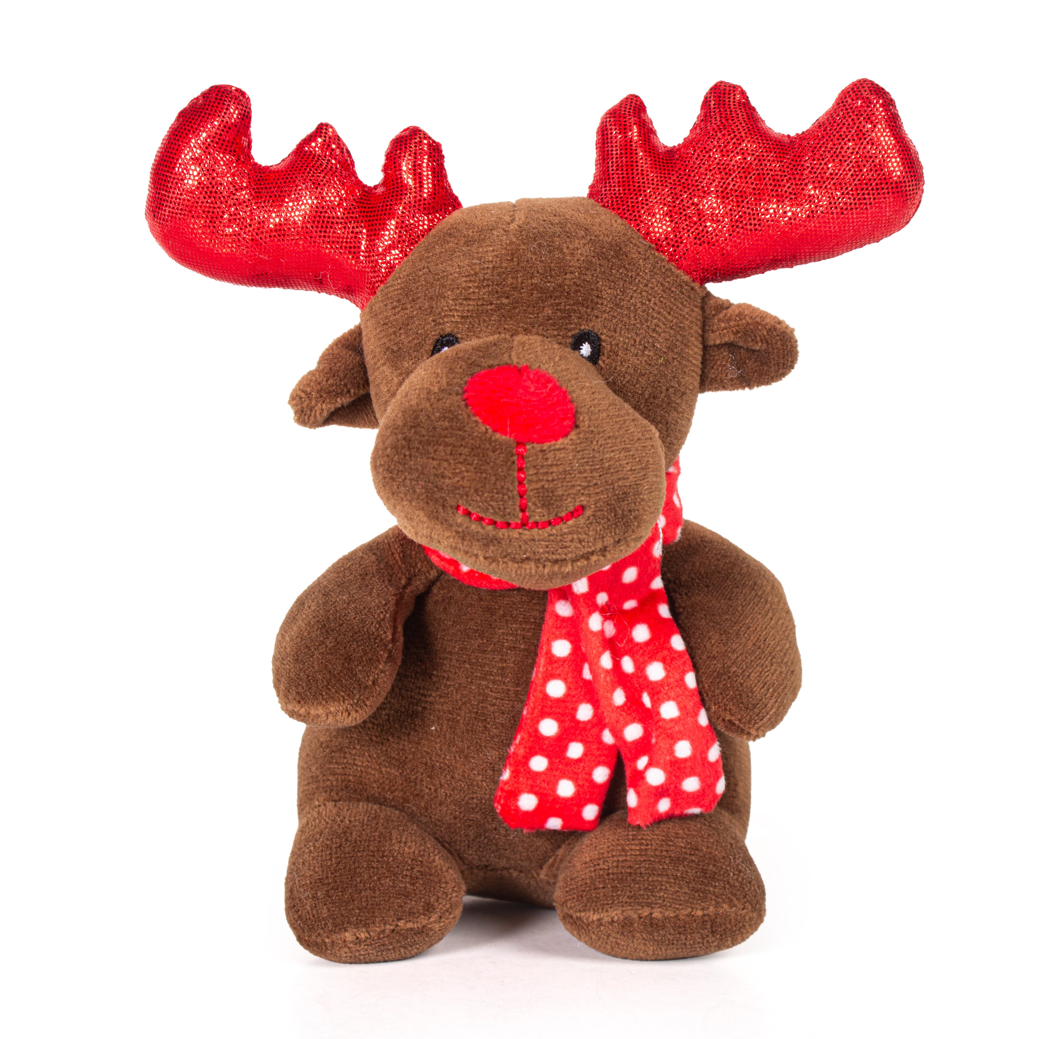 Christmas Soft Toys Moose 8 X 8 X 14cm 1pc
