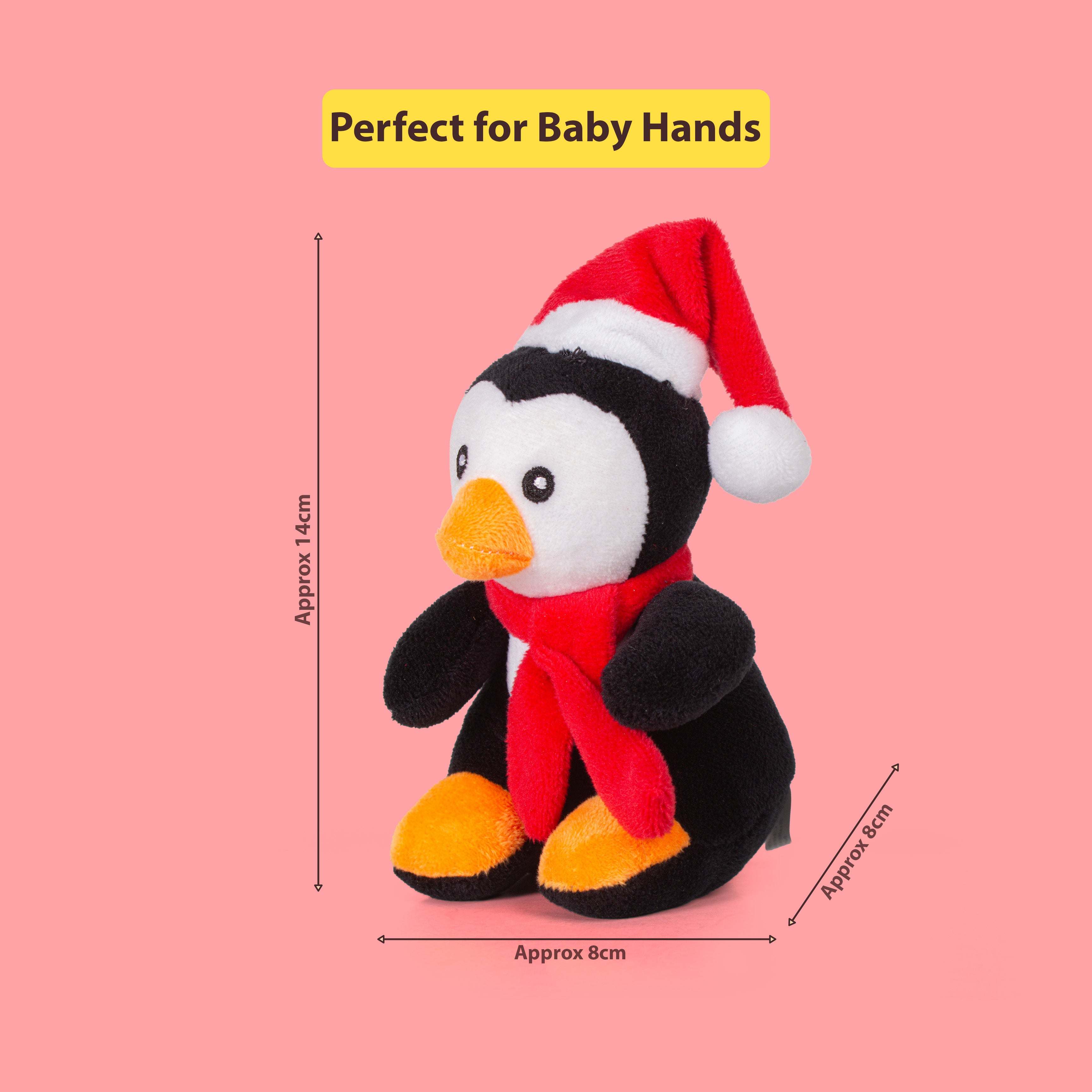 Christmas Soft Toys Penguin 8 X 8 X 14cm 1pc