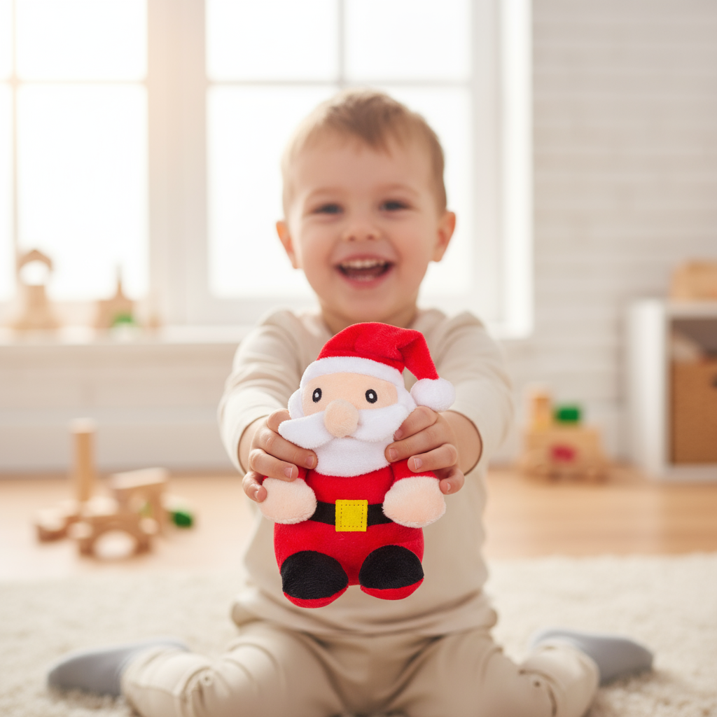 Christmas Soft Toys Santa Claus 8 X 8 X 14cm 1pc