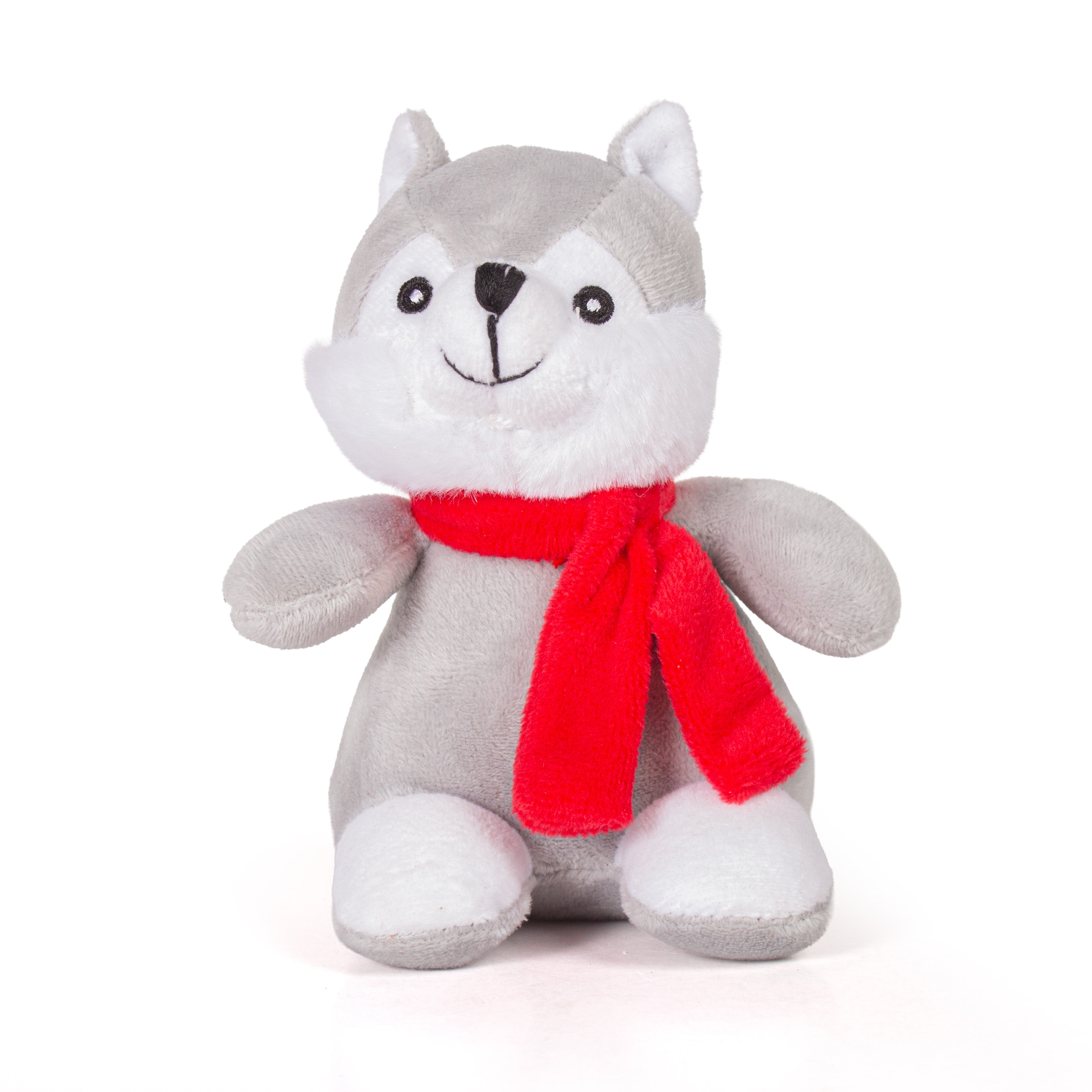 Christmas Soft Toys Husky 8 X 8 X 14cm 1pc