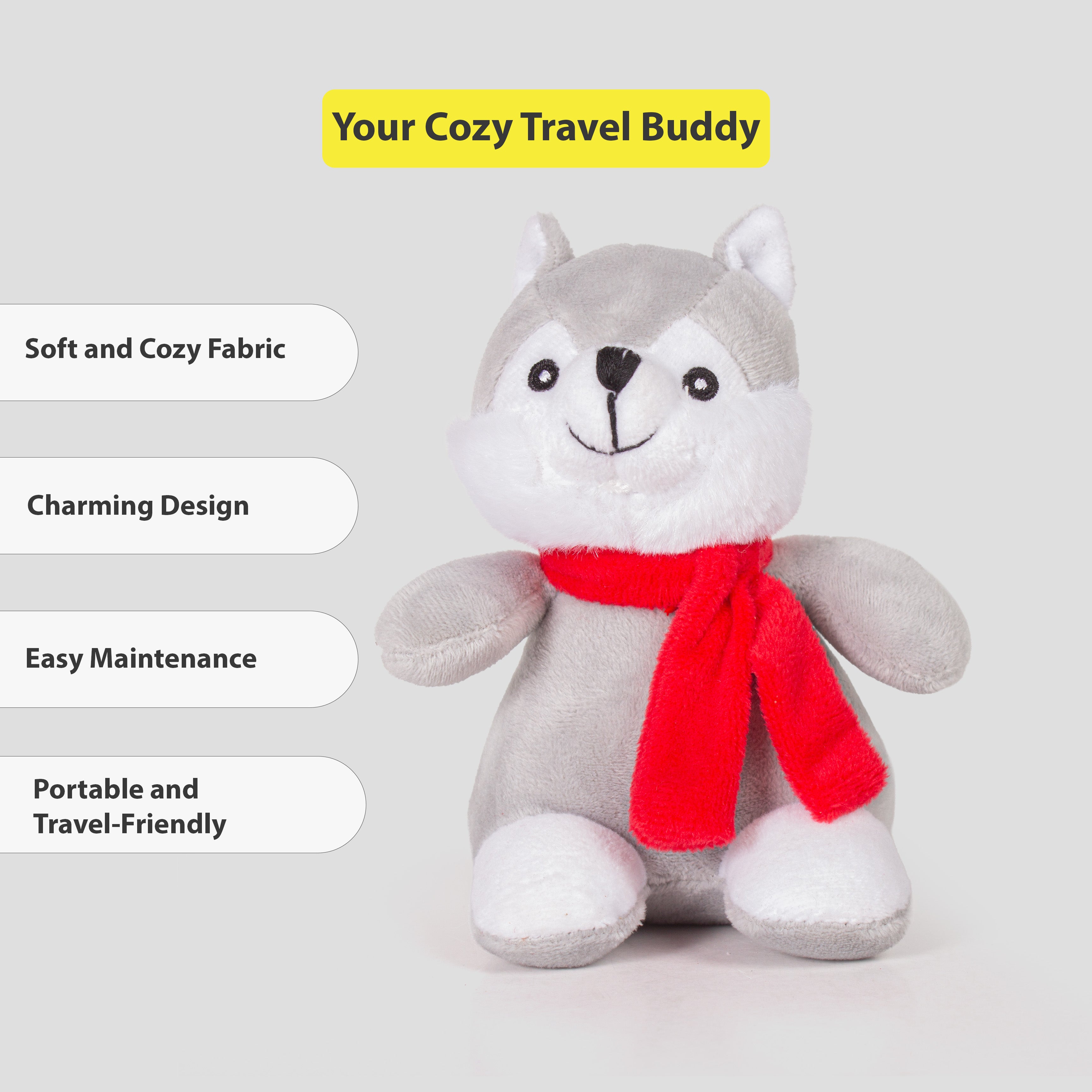 Christmas Soft Toys Husky 8 X 8 X 14cm 1pc