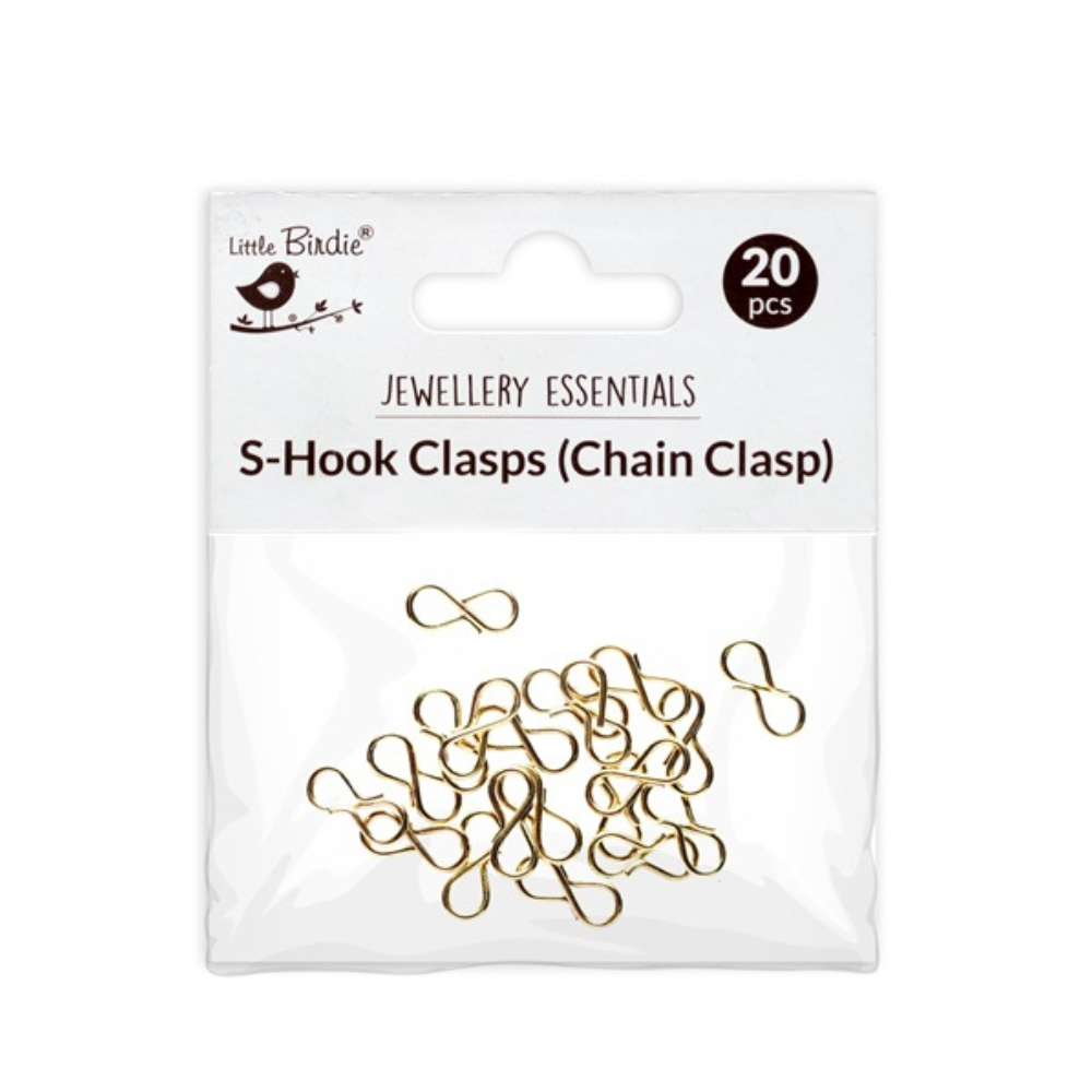Findings Chain Hook Gold 20Pc Ib