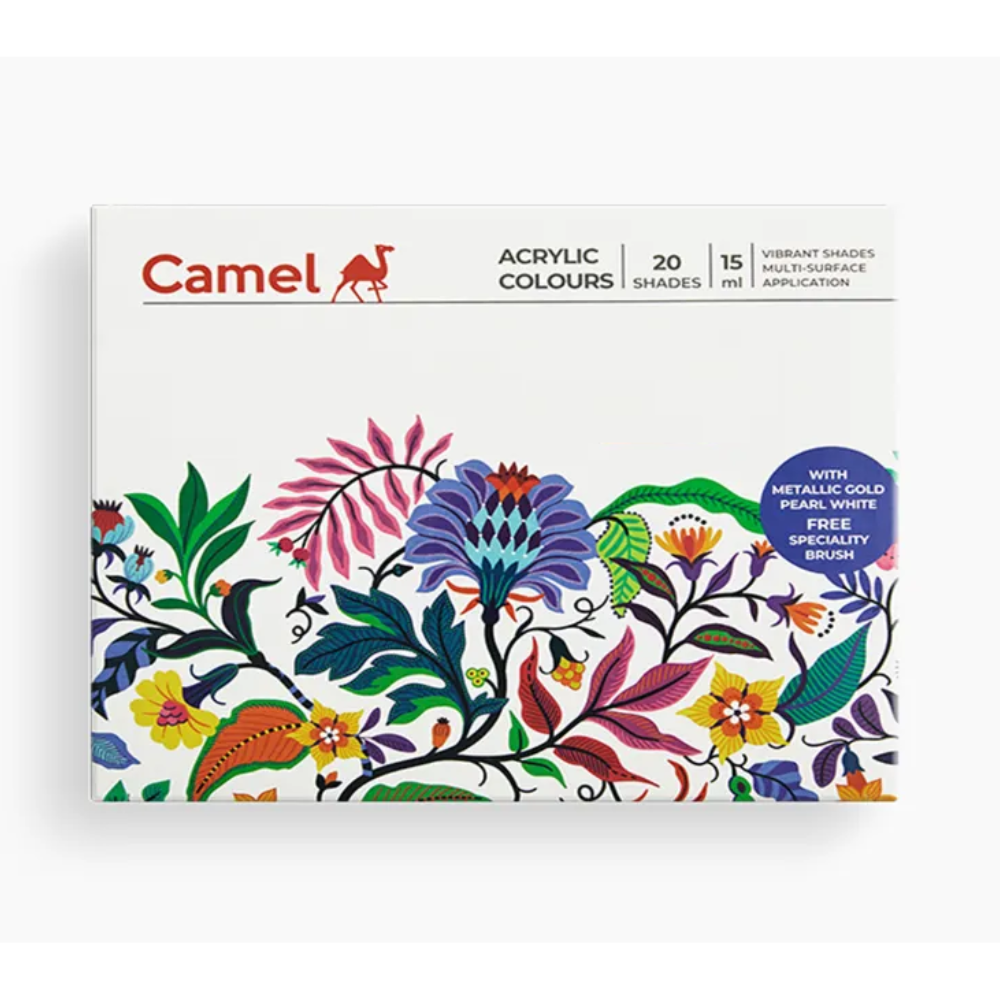 Fabrica Acrylis Colours 20 Shades 15ML CAMEL