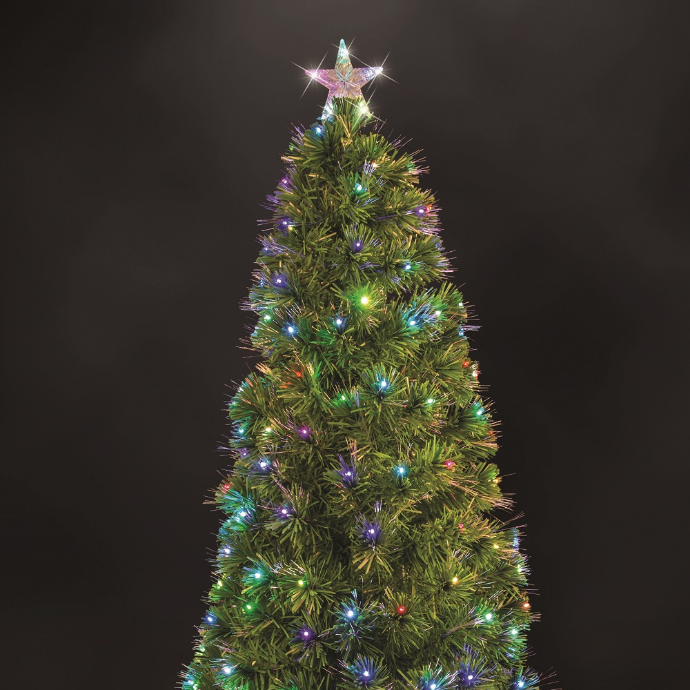 LED Fibre Optic Tree With Colour Changing Lights, 150cm, 1 pc
