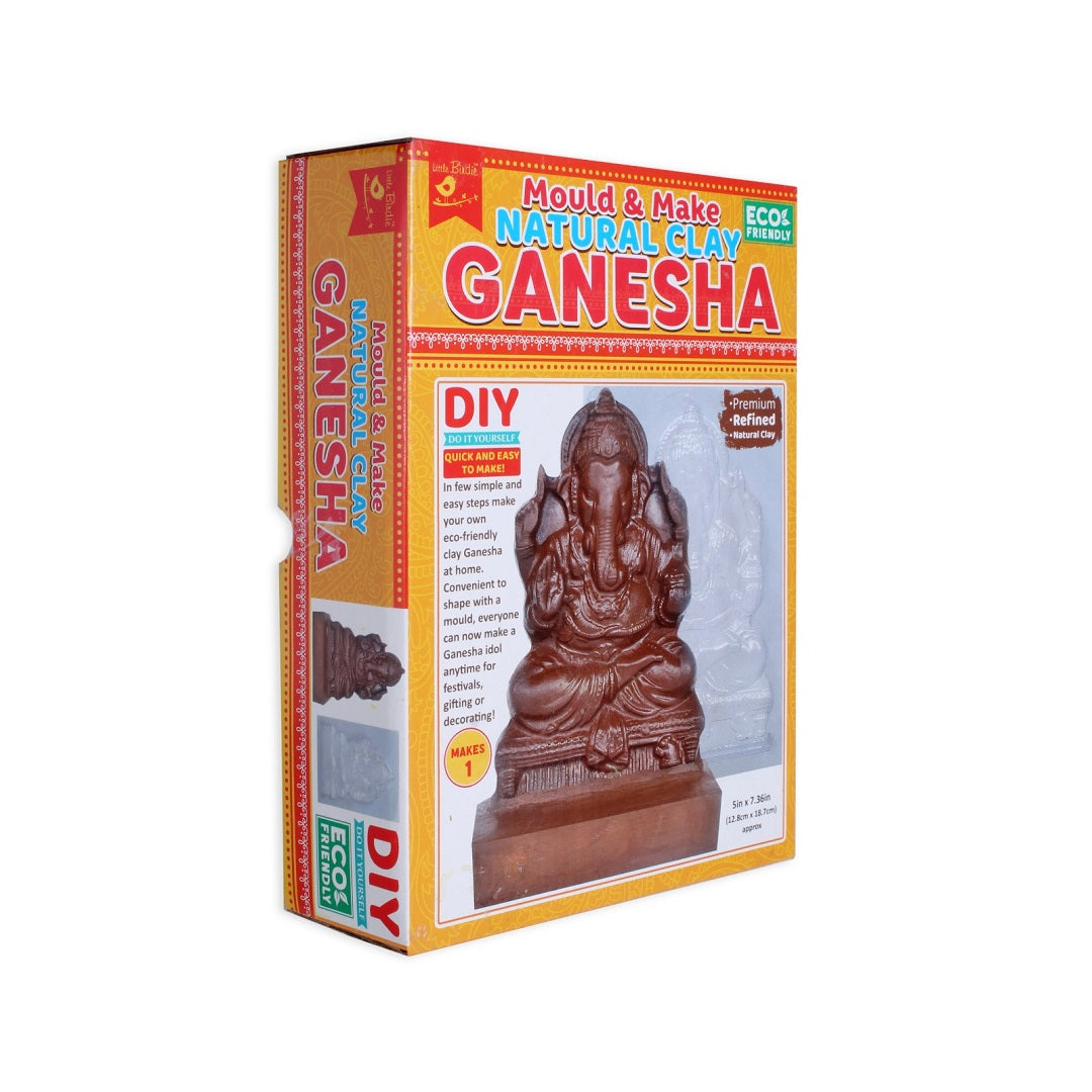 Little Birdie DIY Natural Clay Ganesha - Mould and Make Kit