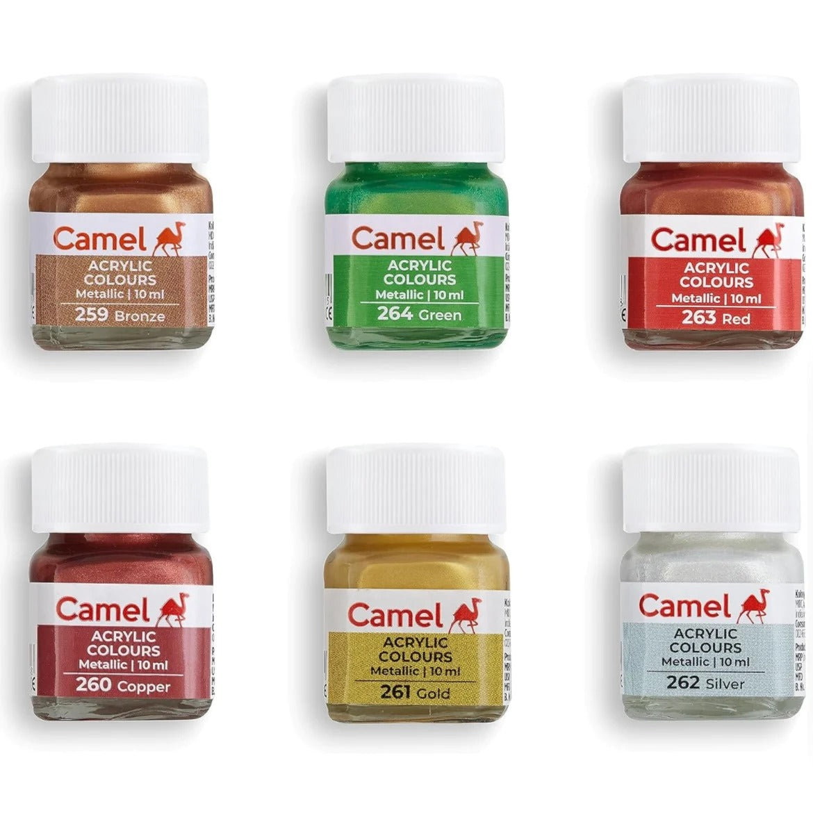 Fabrica Acrylic Colours 10ml - Maroon Camel