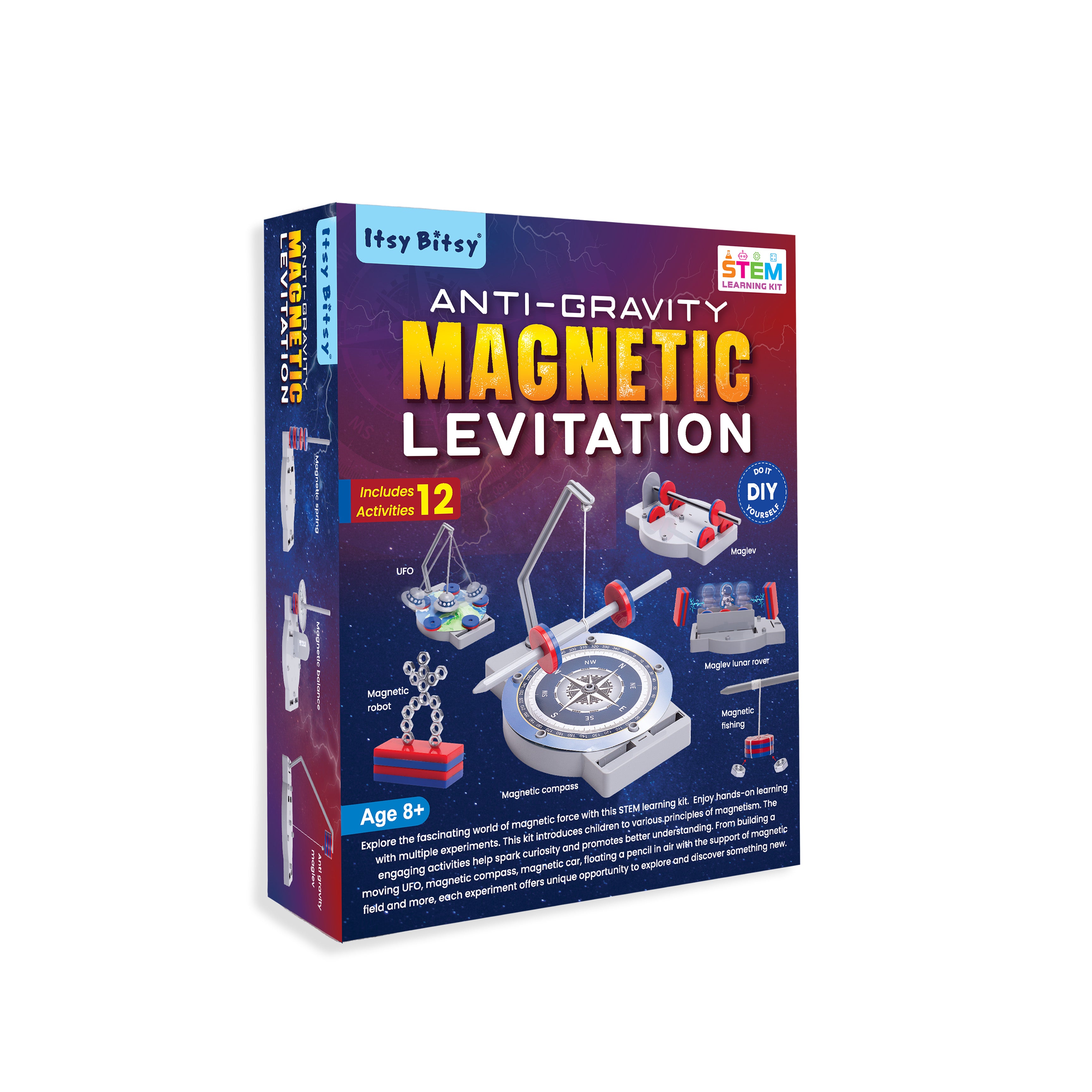 DIY Anti-Gravity Magnetic Levitation Kit 12 Activities 1 Box