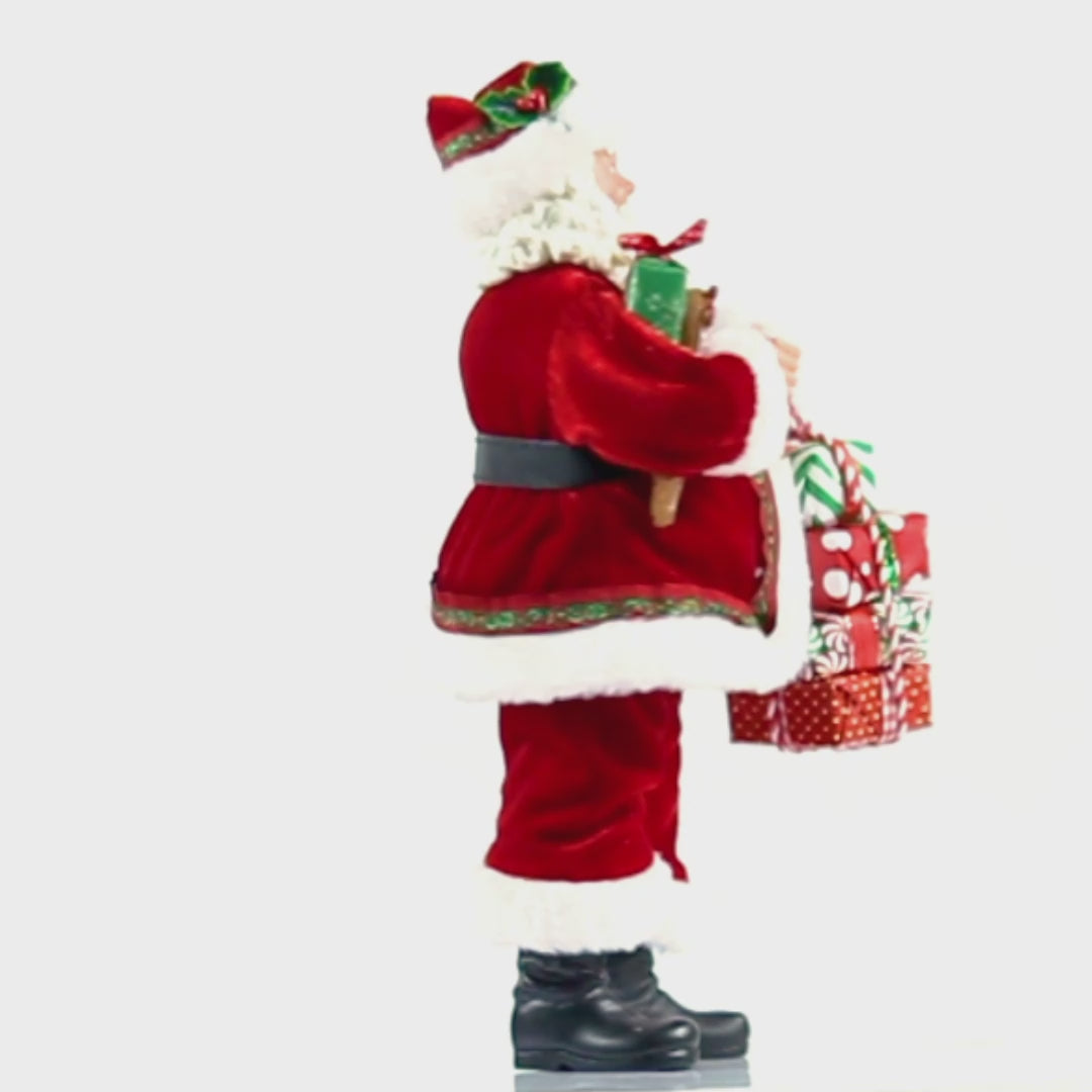 Collectible Presents Santa 28Cm 1Pc