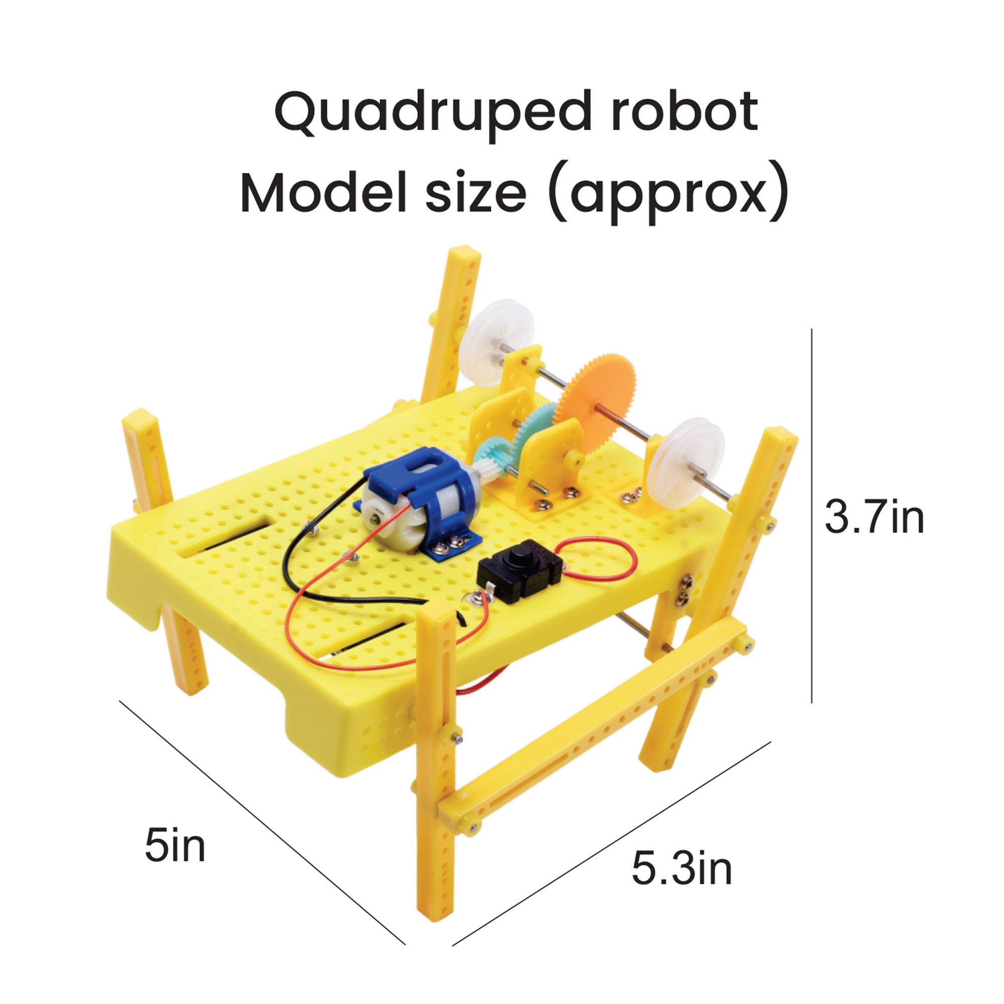 DIY STEM Learning Kit Build Your Own Quadruped Robot 1 BOX