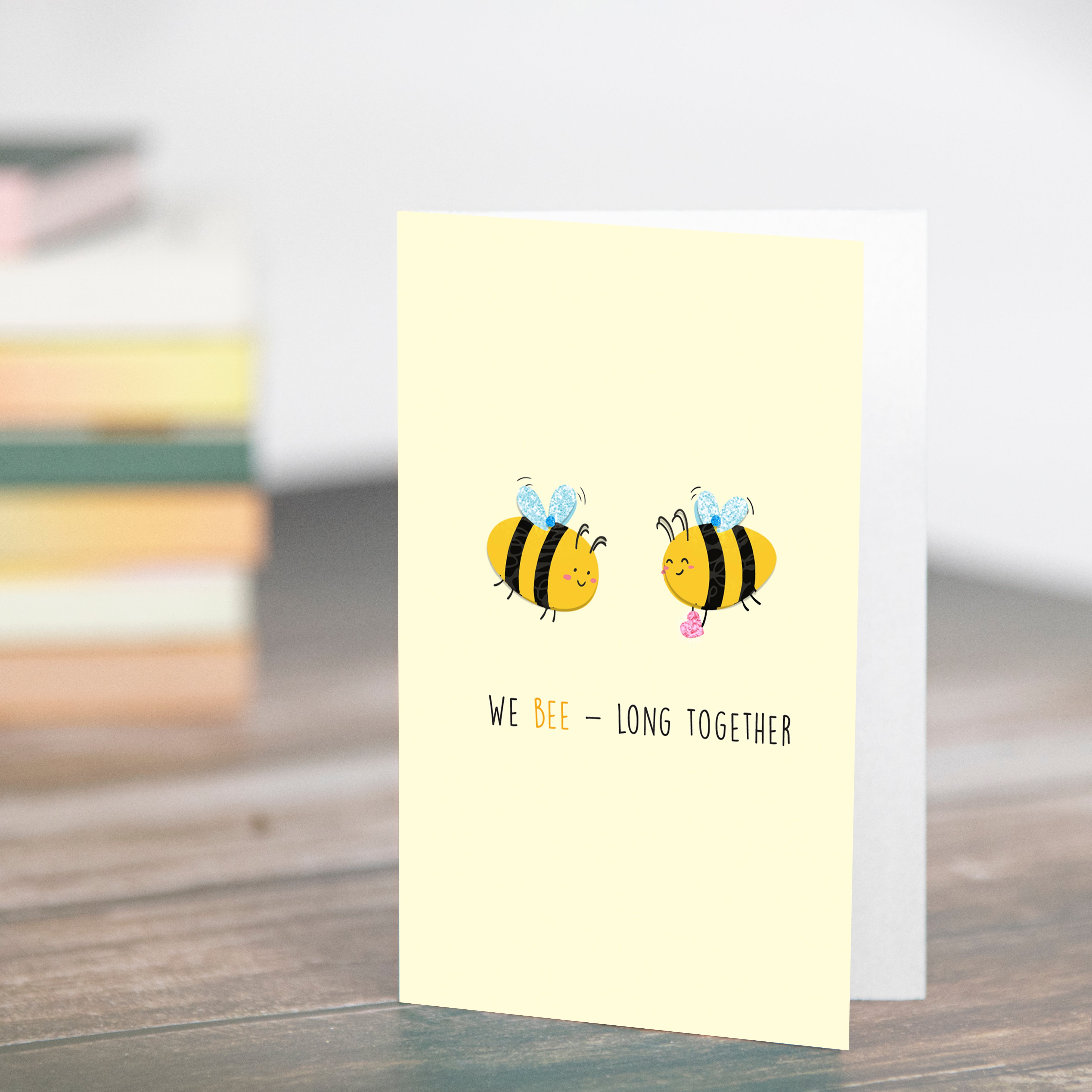 Greeting Card & Envelope Beelong Together 4 X 6Inch Approx