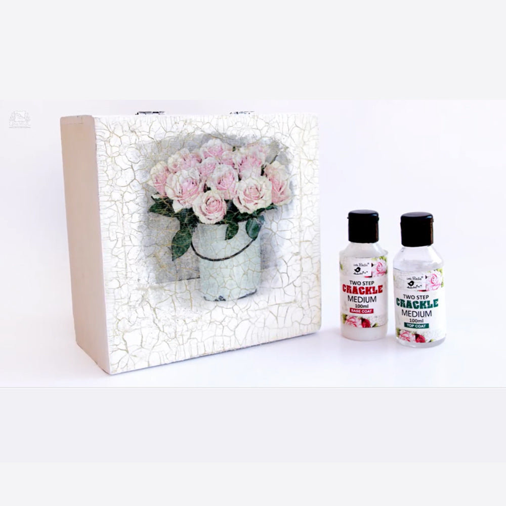 Crackle Medium Top Coat And Base Coat 200Ml (2 Step)