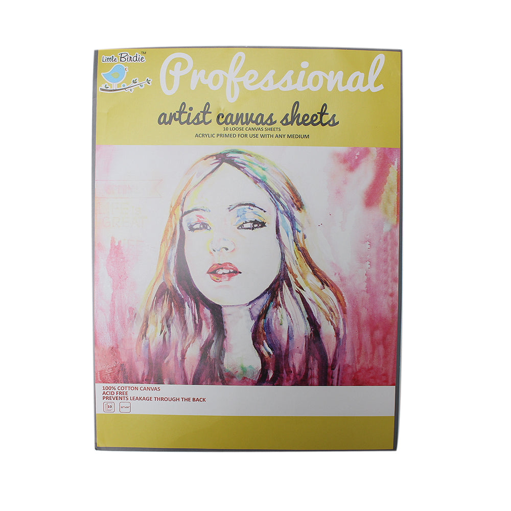 Canvas Sheets 12 X 16Inch 10Sheets