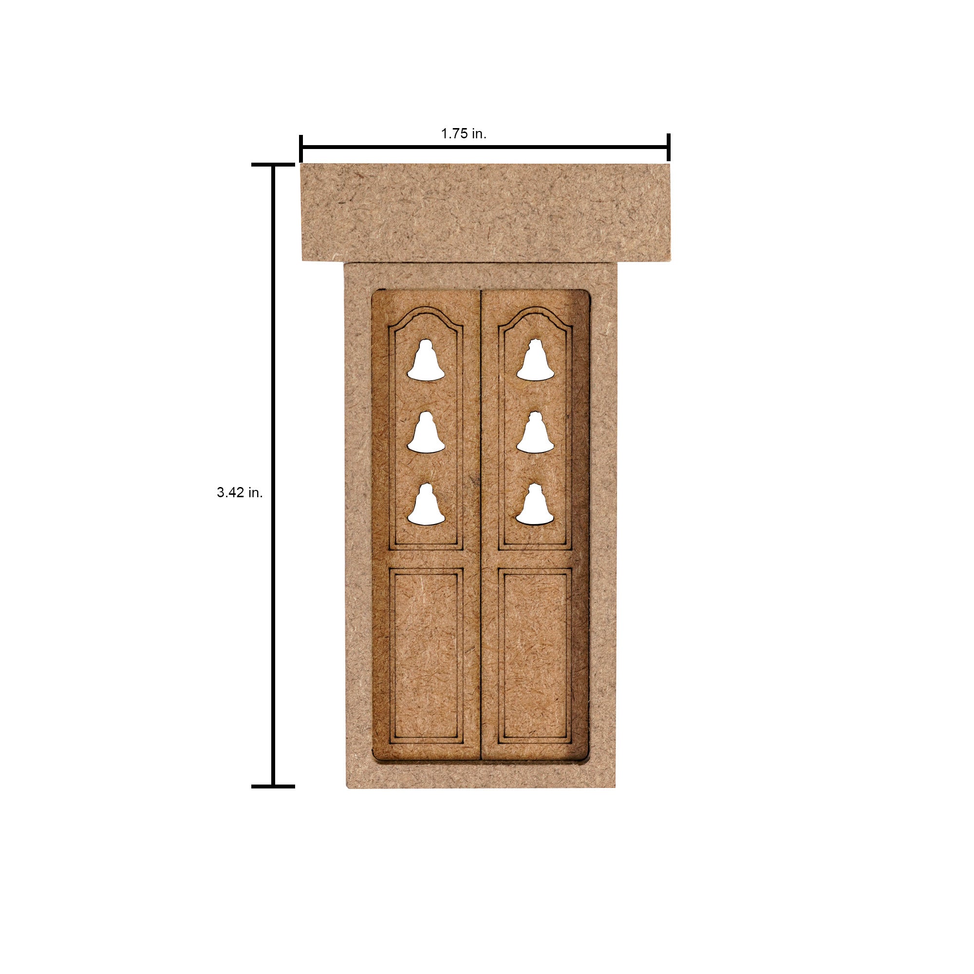Build A Home Entrance Door W44.7 X H86.9 mm 2pc